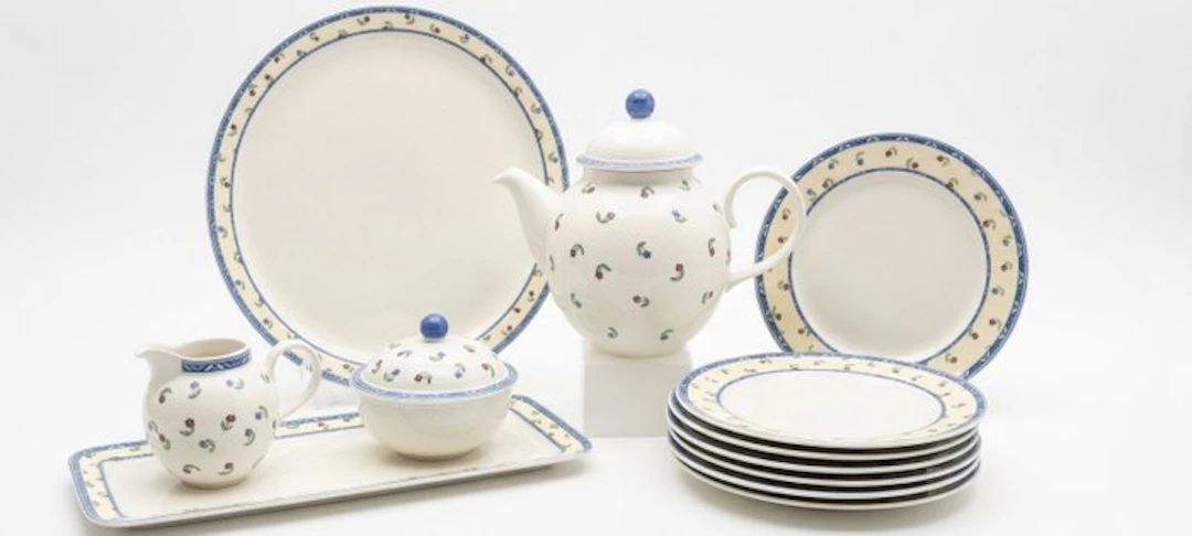 Villeroy & Boch - Breakfast plate (12) - Adeline - Fine...