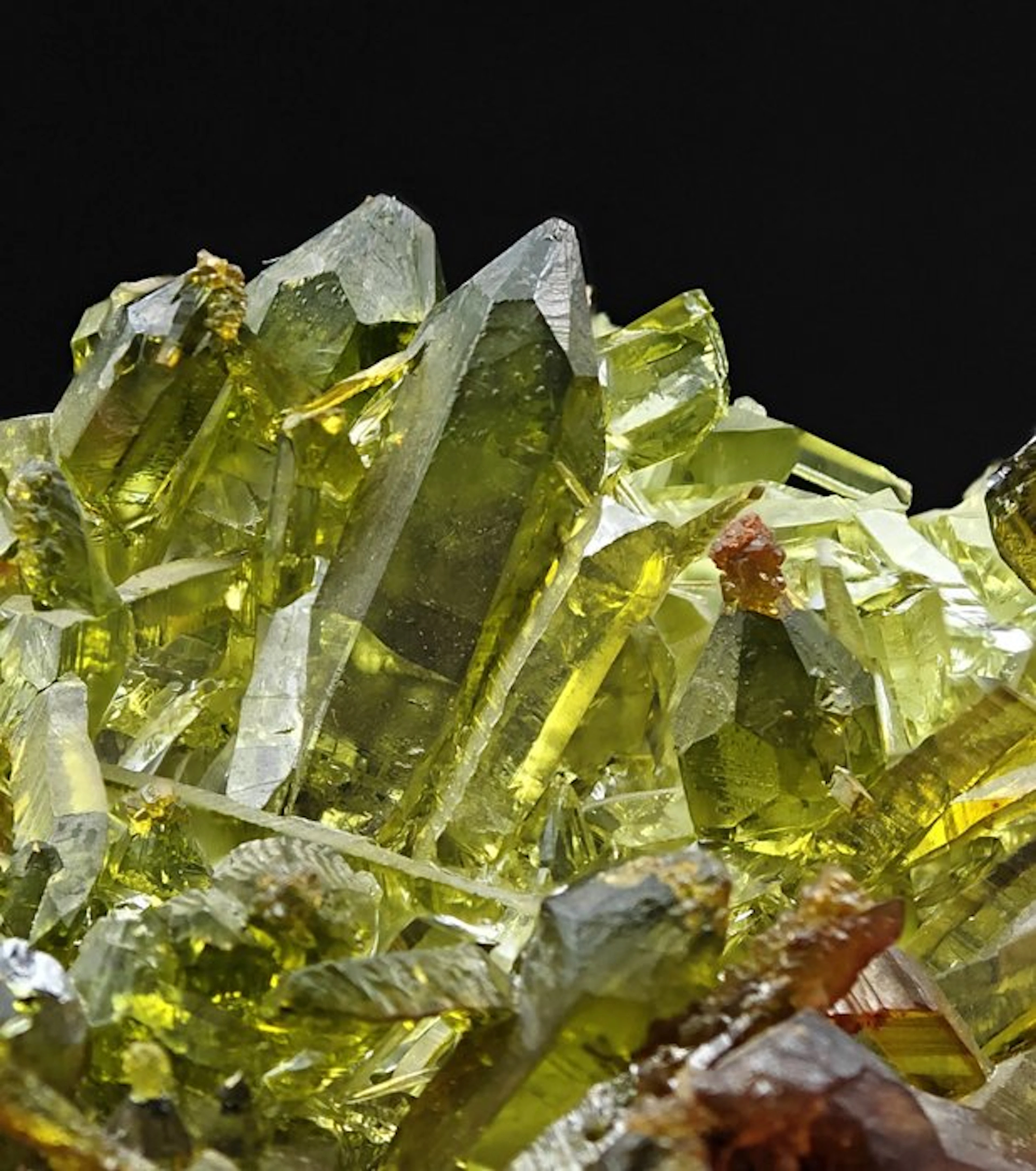 Very rare green zincite