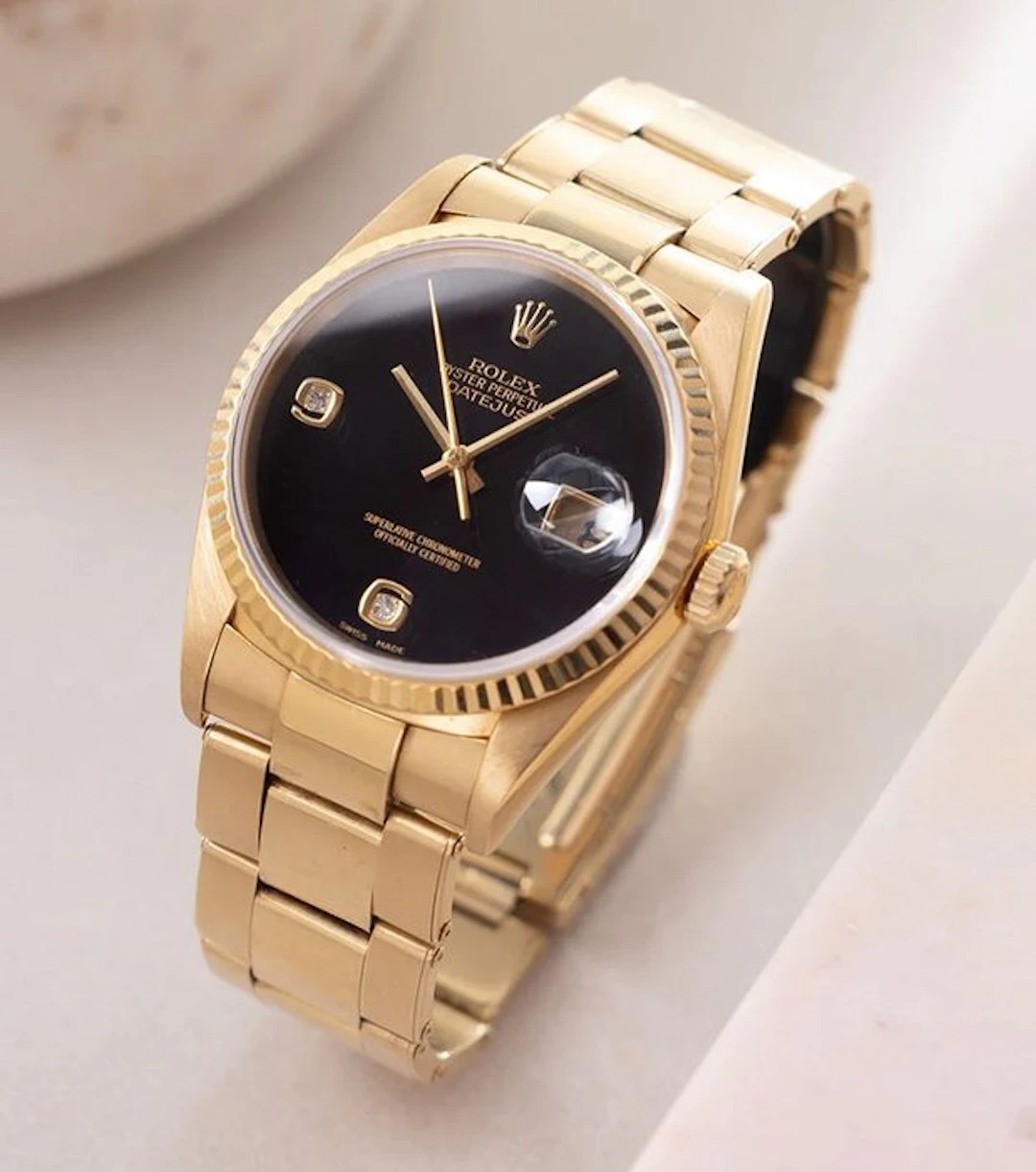 Rolex - Datejust 'Onyx Dial' - Ref. 16238 - Men - 1990