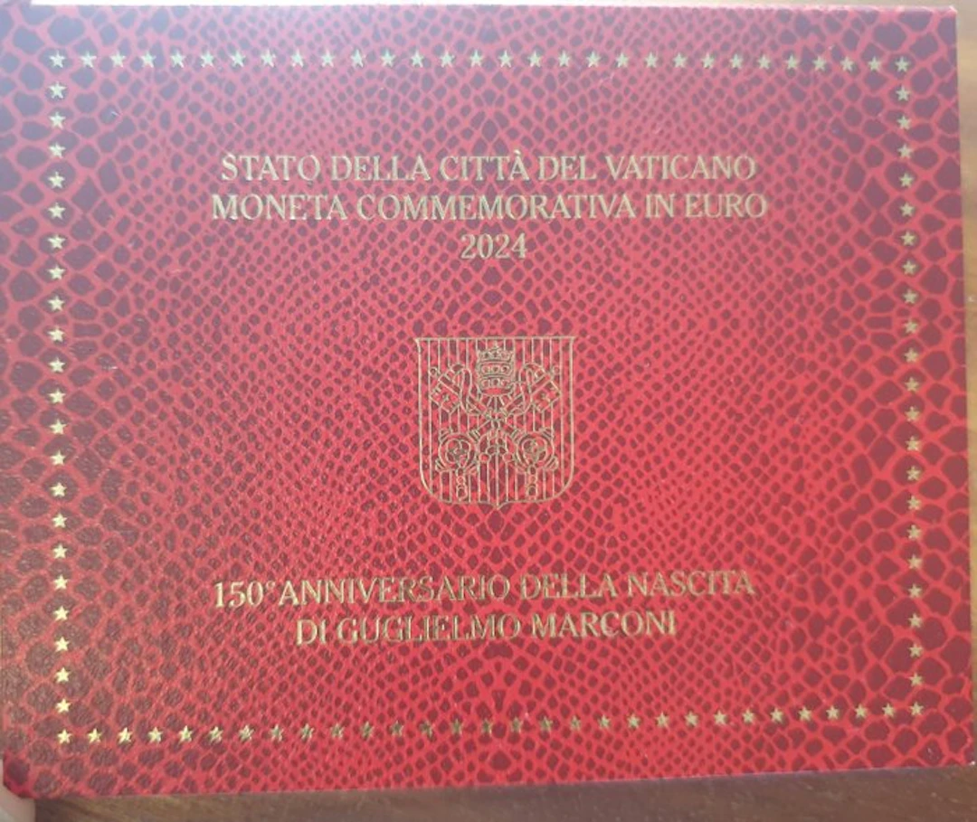 Vatican. 2 Euro 2024 "Guglielmo Marconi" (No reserve price)