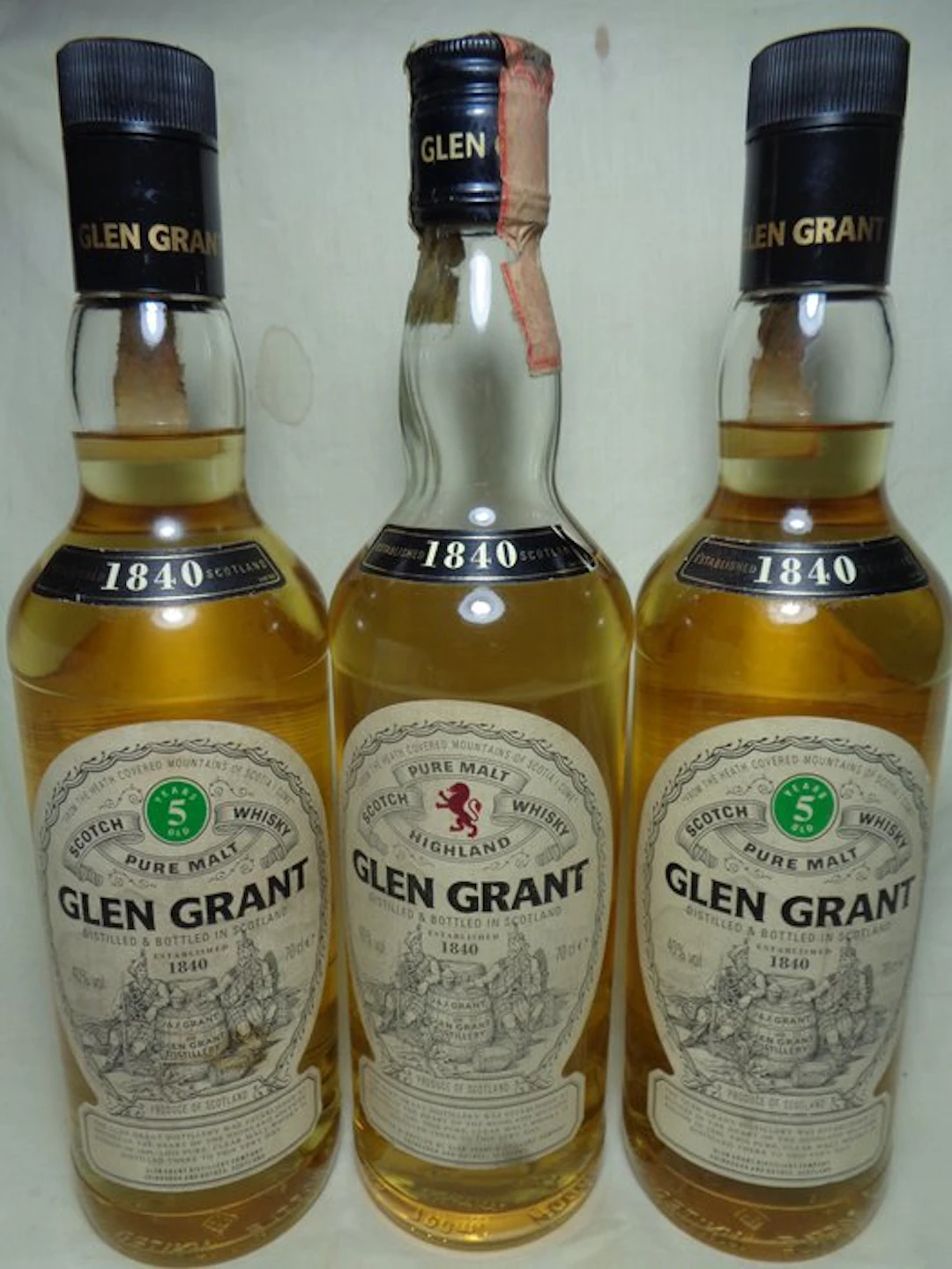 Glen Grant Pure Malt - b. 1990s - 70cl - 3 bottles