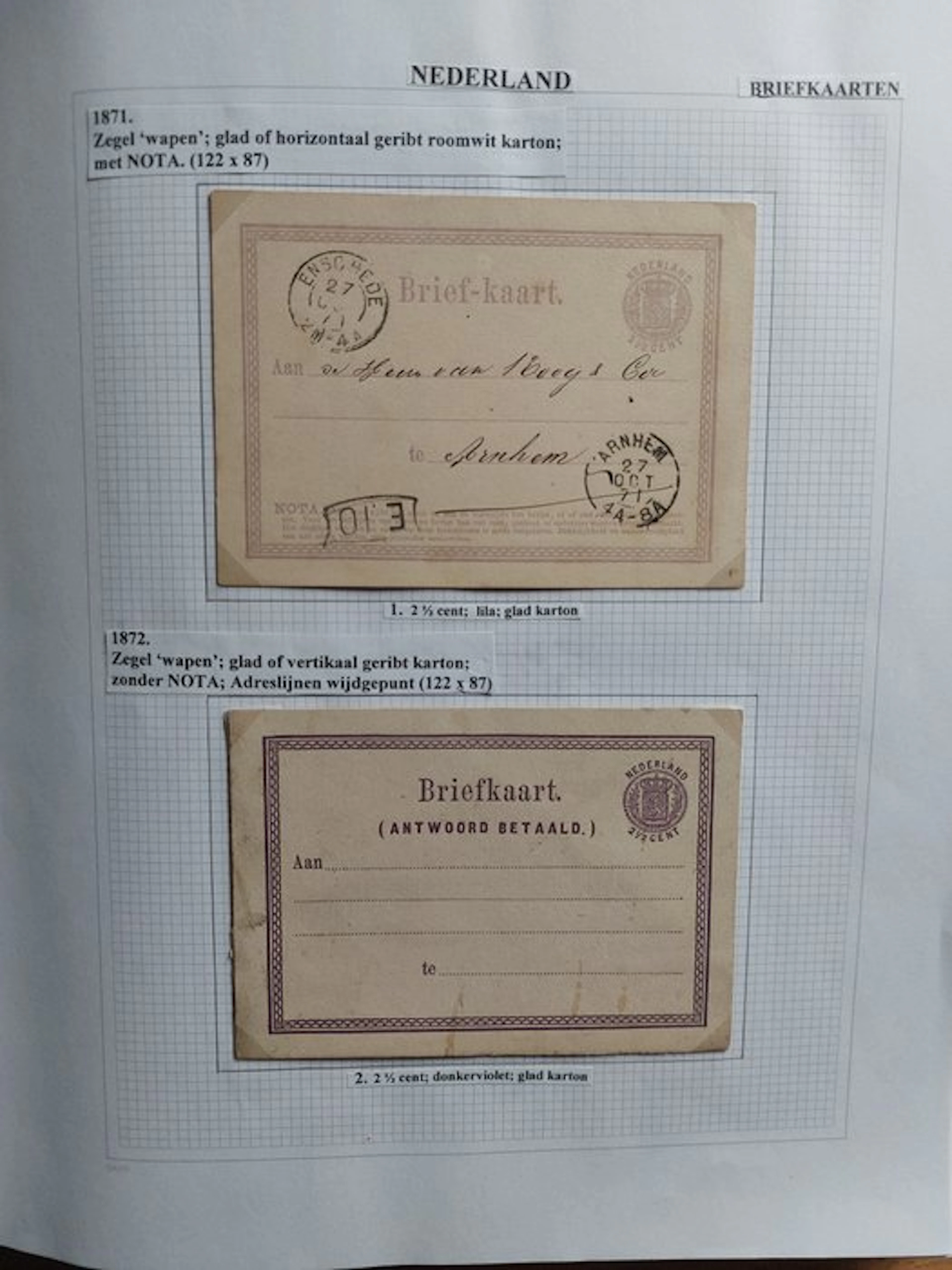 Netherlands - Postal items post.w documents