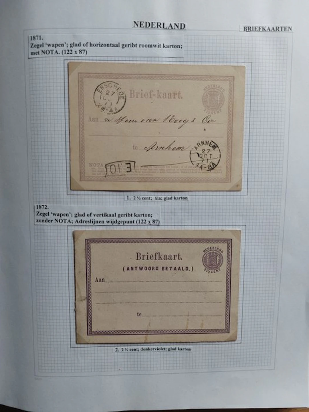 Netherlands - Postal items post.w documents