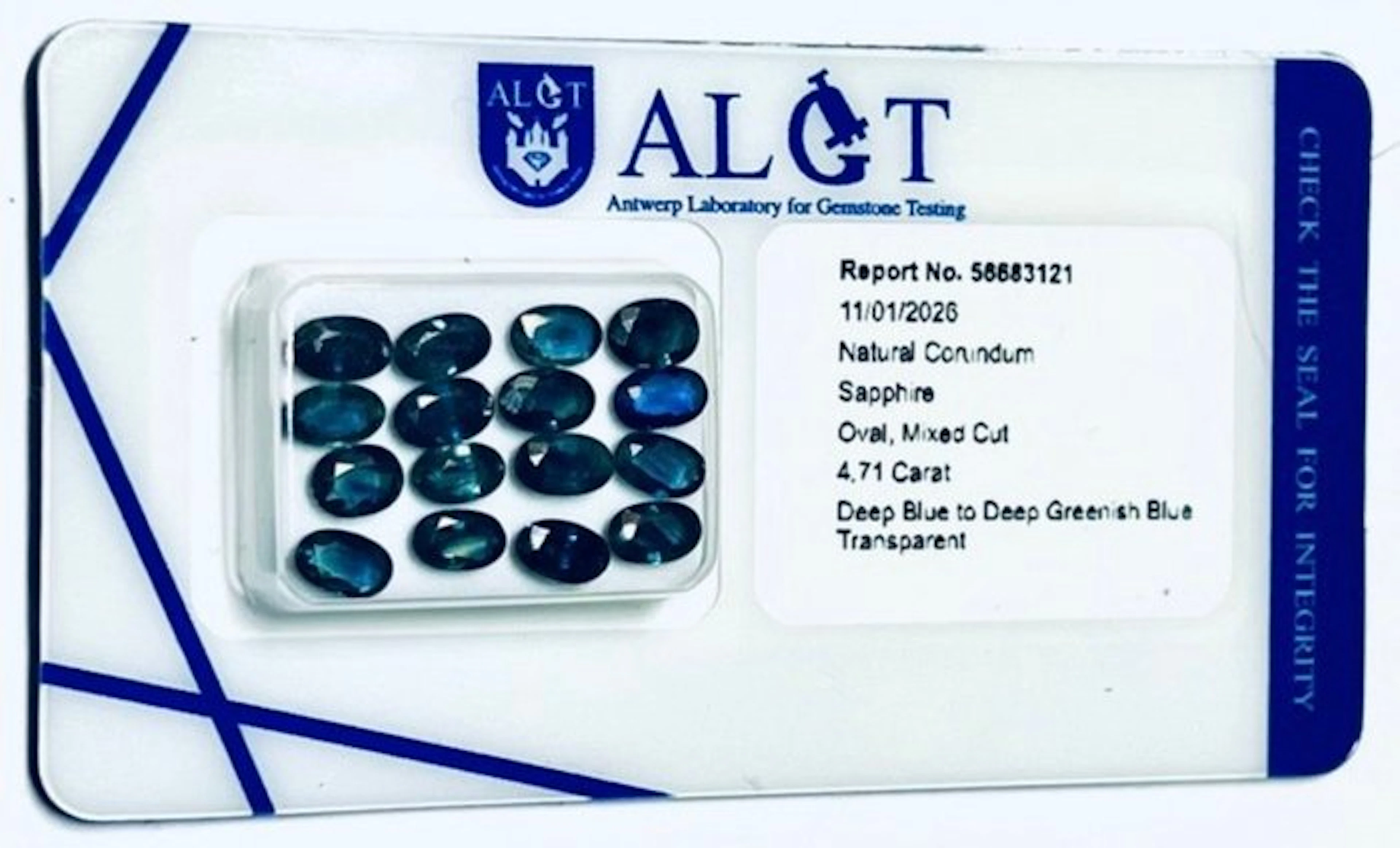 No reserve price - 16 pcs Blue