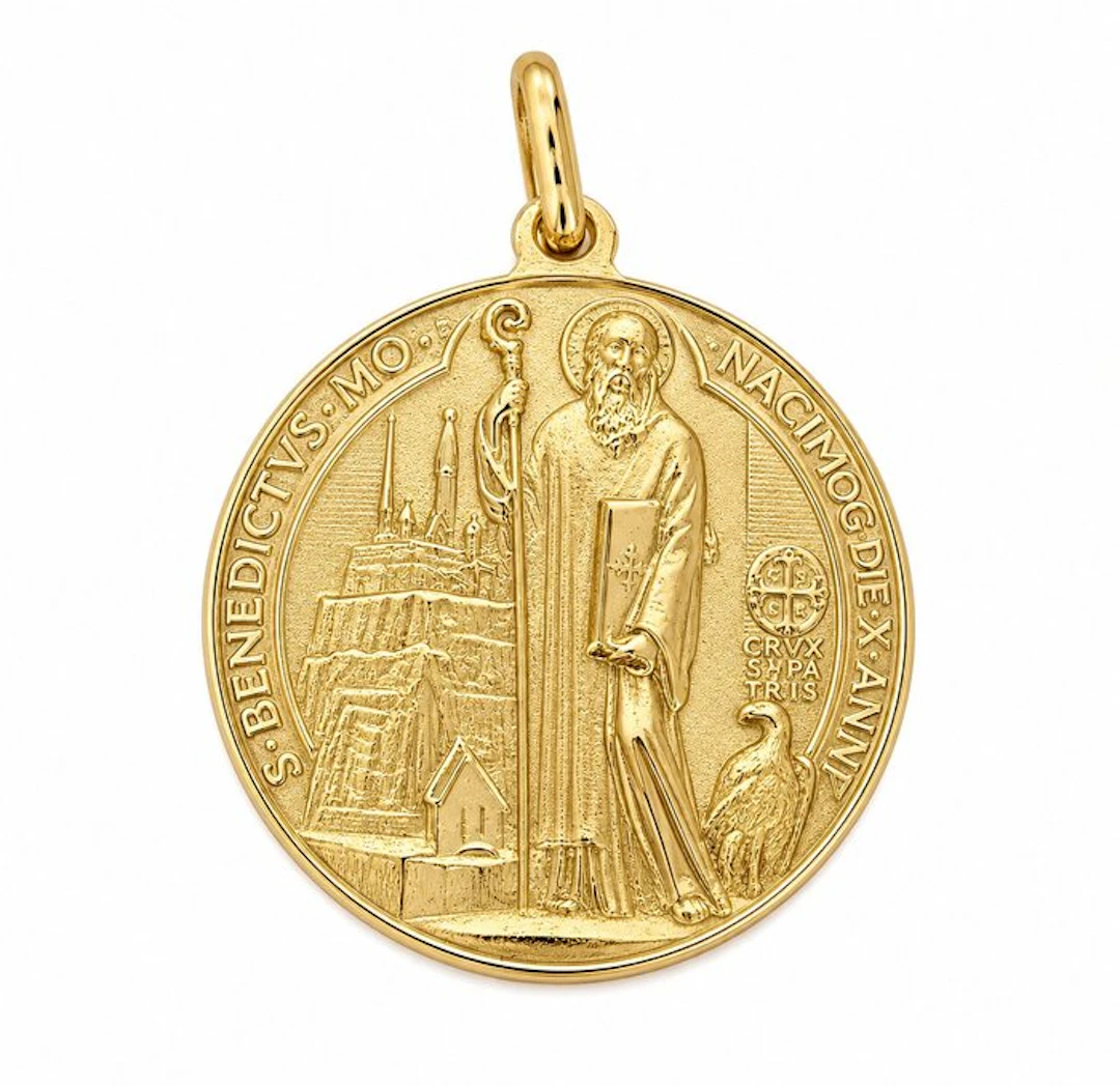 Pendant - 18 kt. Yellow gold - Made in Italy - Handmade