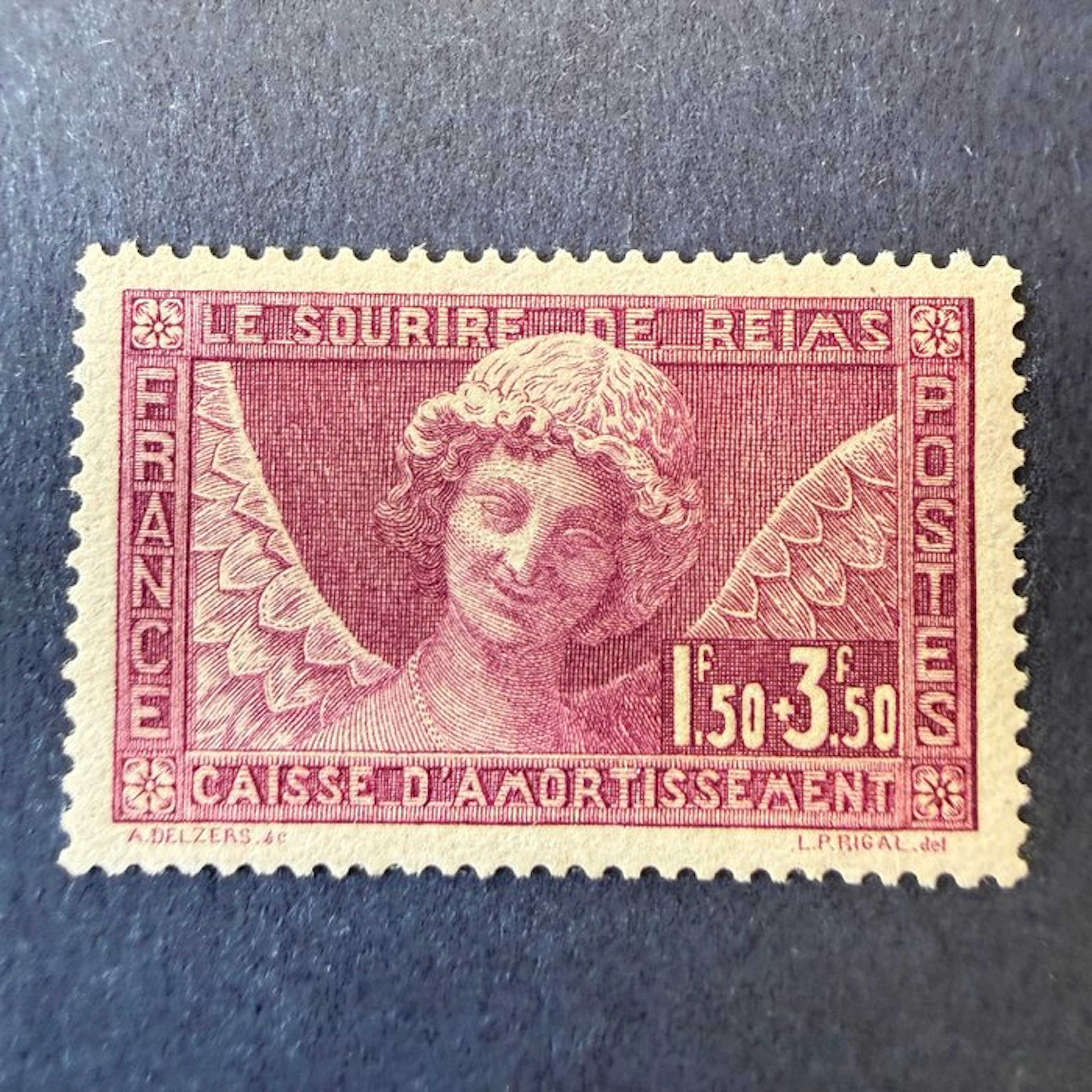 France - Yvert 256 'Caisse d'Amortissement' mint ** without hinge. VF.