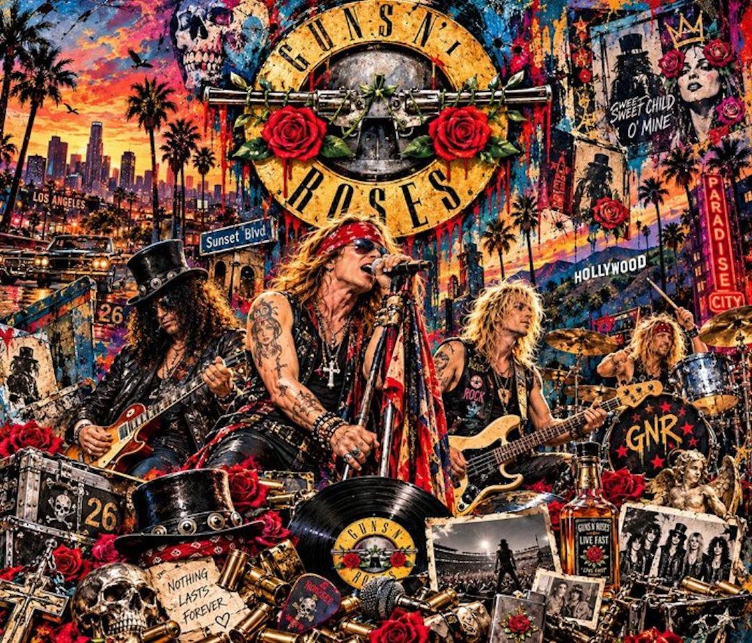 Guns N' Roses - 2026 - Fine Art High-Quality Giclée...