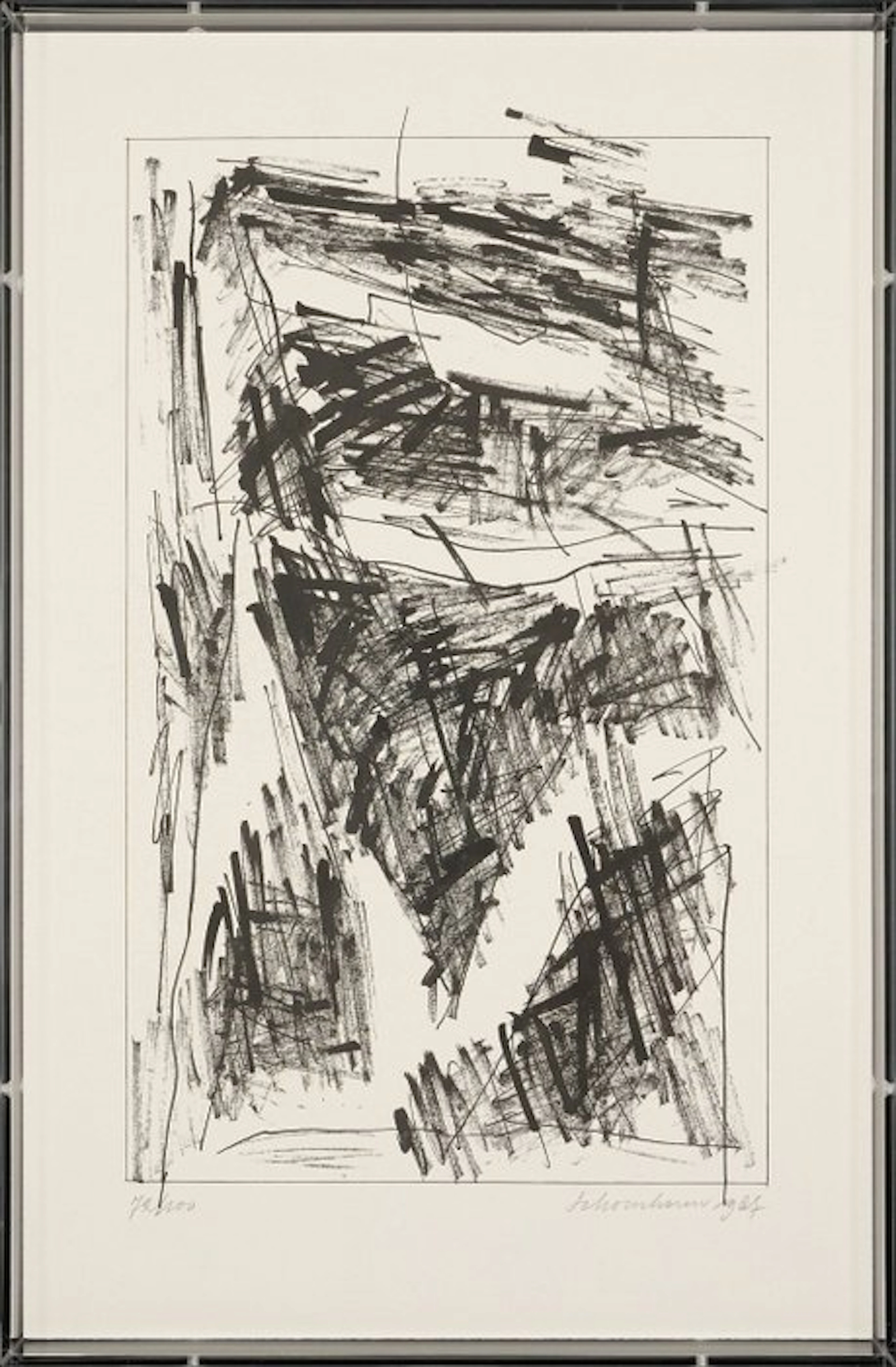 Jan Schoonhoven (1914-1994) - Handsignierter Siebdruck –...