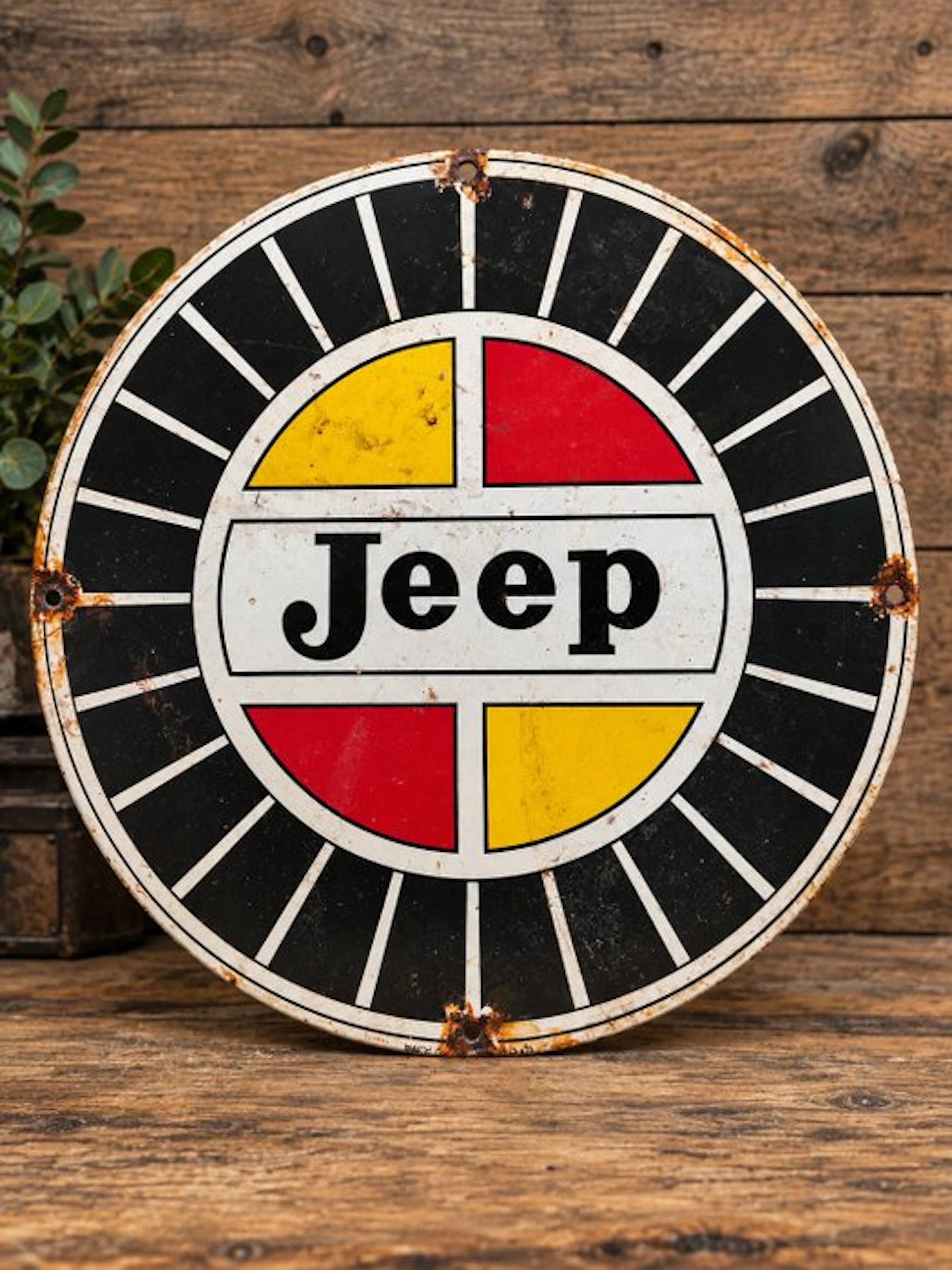 Jeep - Jeep - Enamel sign - Enamel