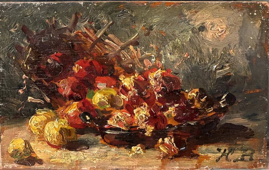 Hubert Bellis (1831–1902) - Nature morte aux fleurs...