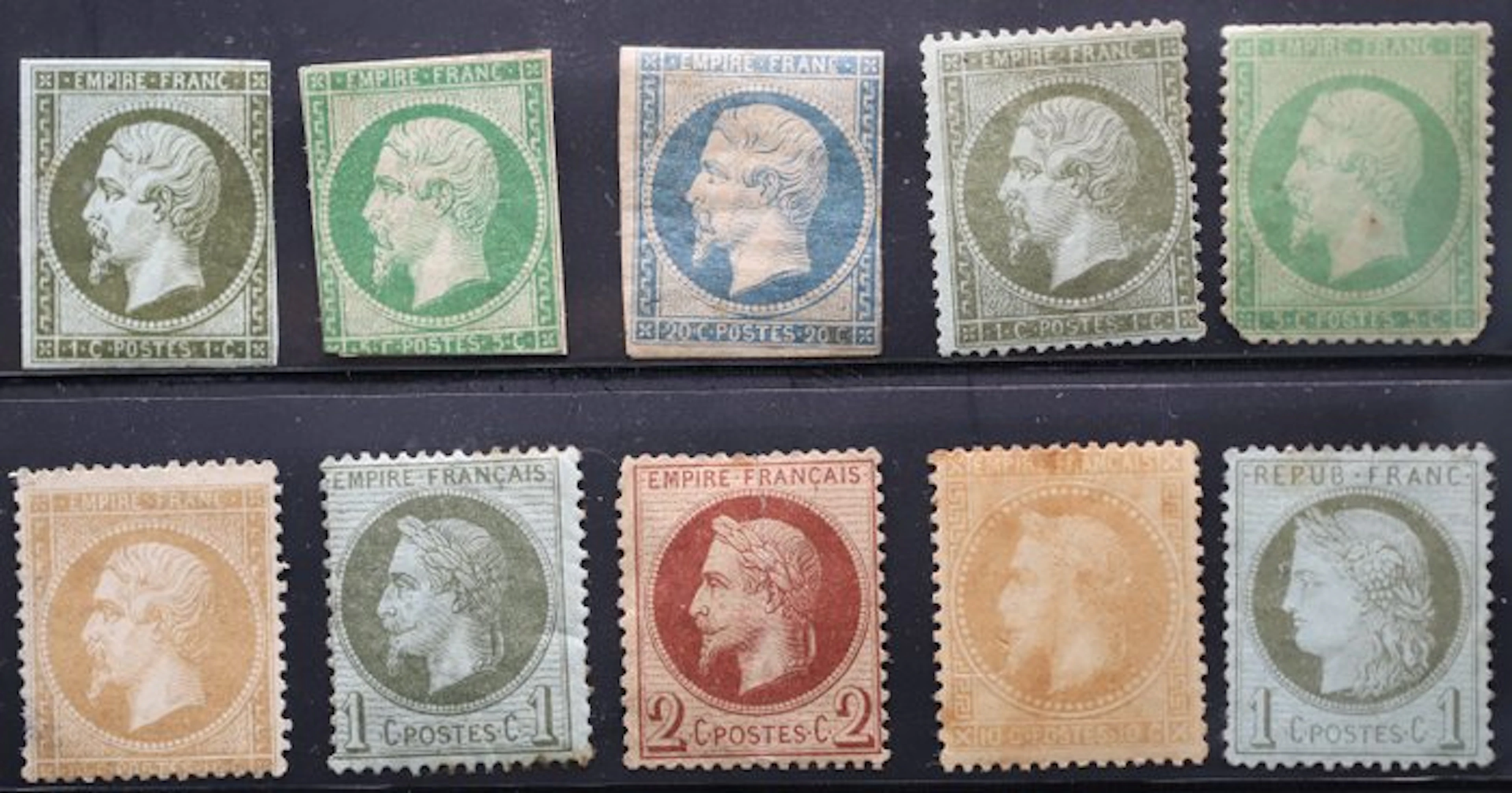 France - France 1853-1890 - Collection of classic stamps