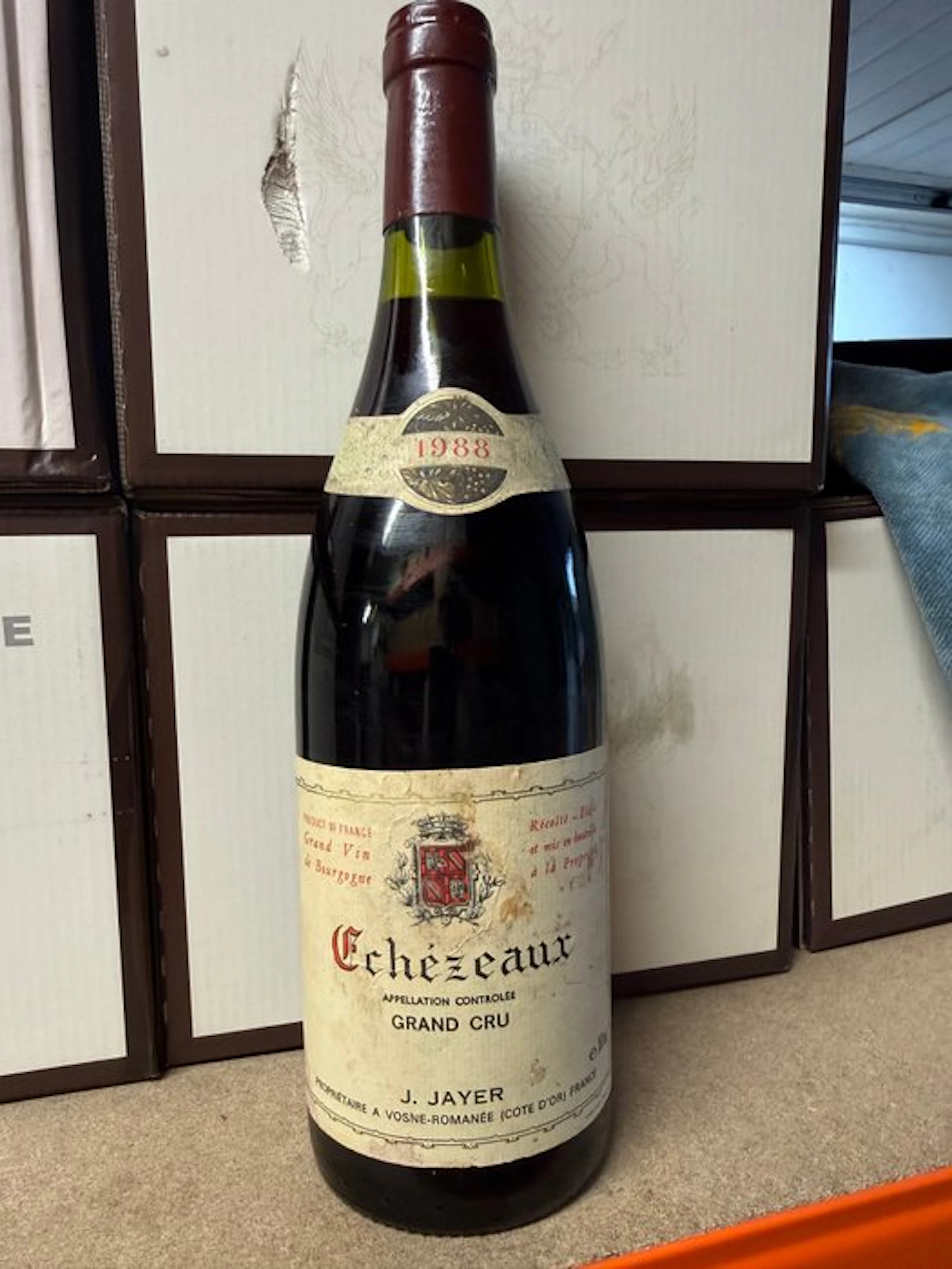1988 Jacqueline Jayer - Échezeaux Grand Cru - 1 Bottle (0.75L)