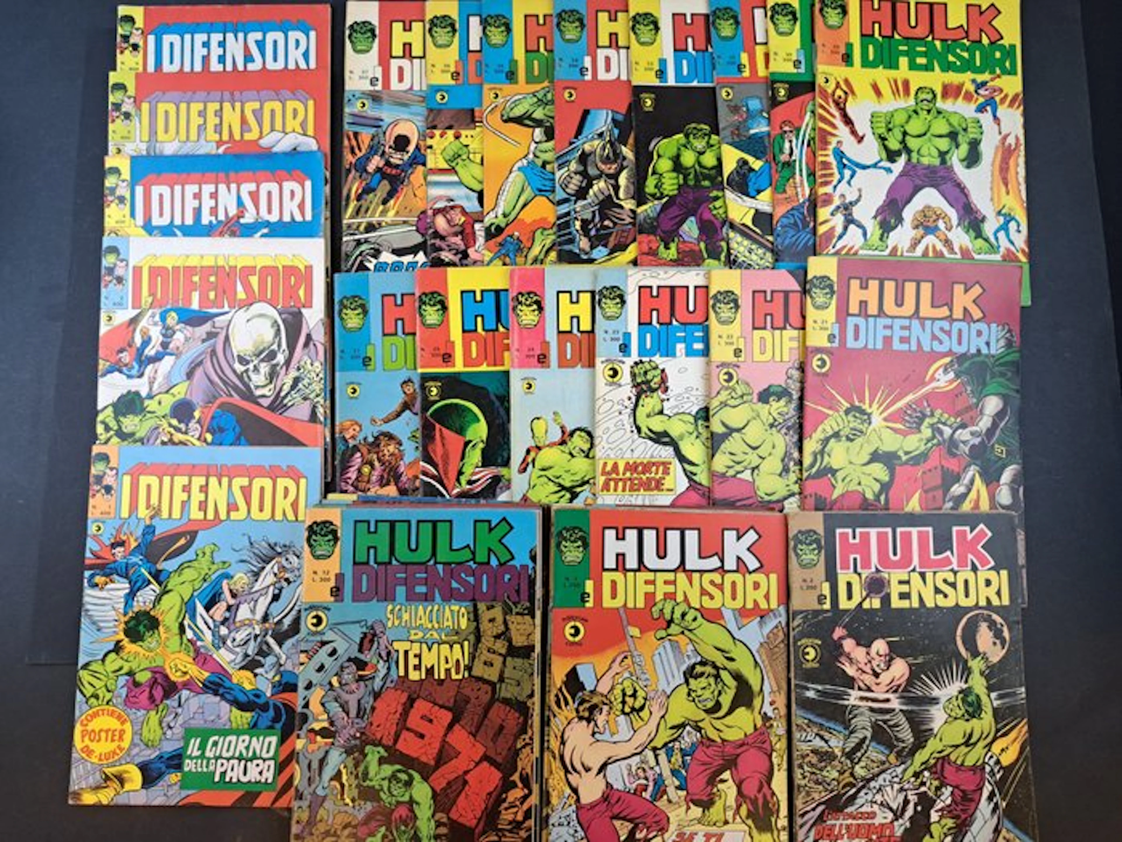 Hulk e i Difensori con Poster - 36 Comic - First edition - 1975/1979