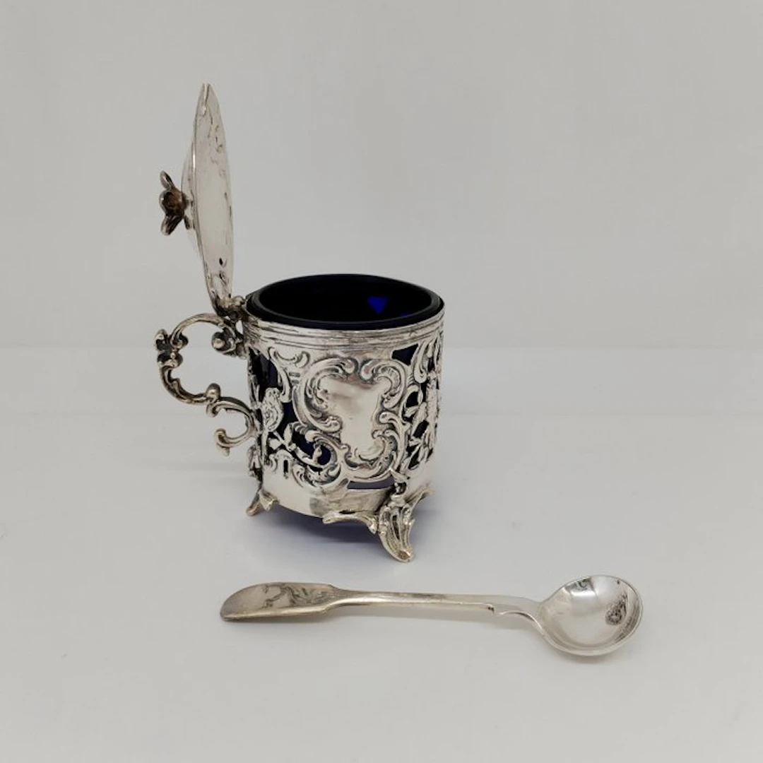 Spice container - Silver, Crystal