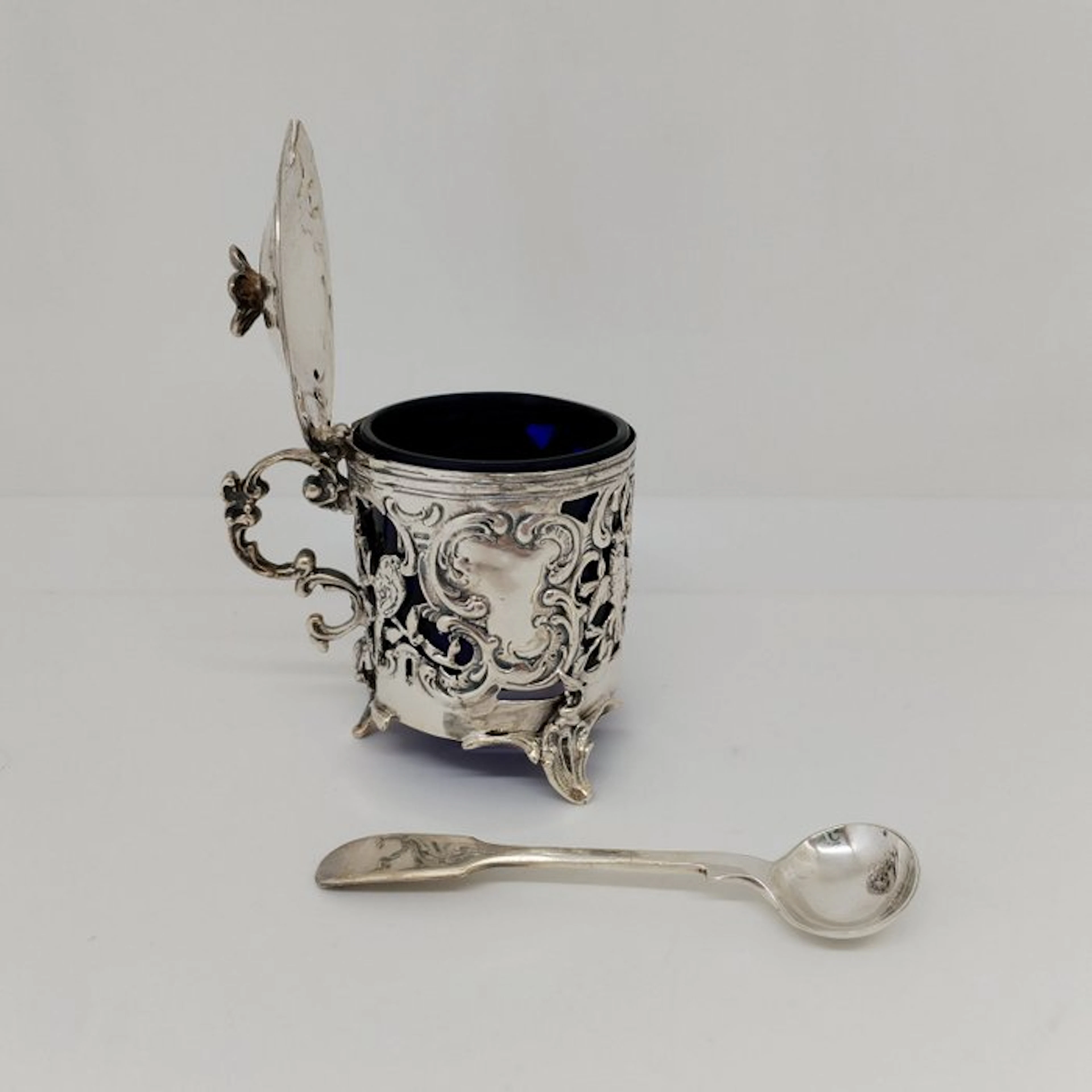 Spice container - Silver, Crystal