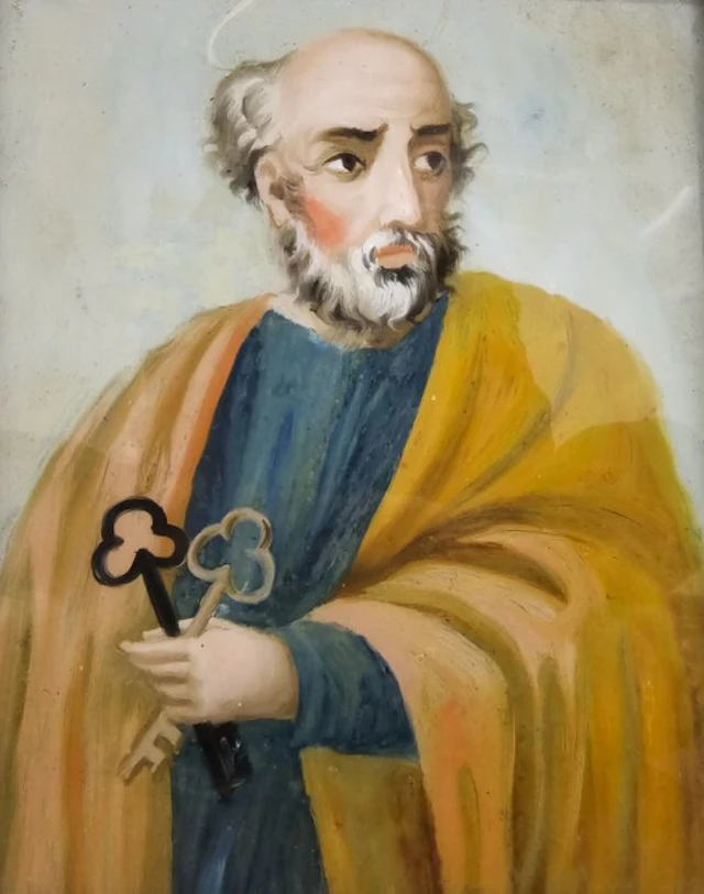 European School (XIX-XX) - NO RESERVE - Saint Peter the...
