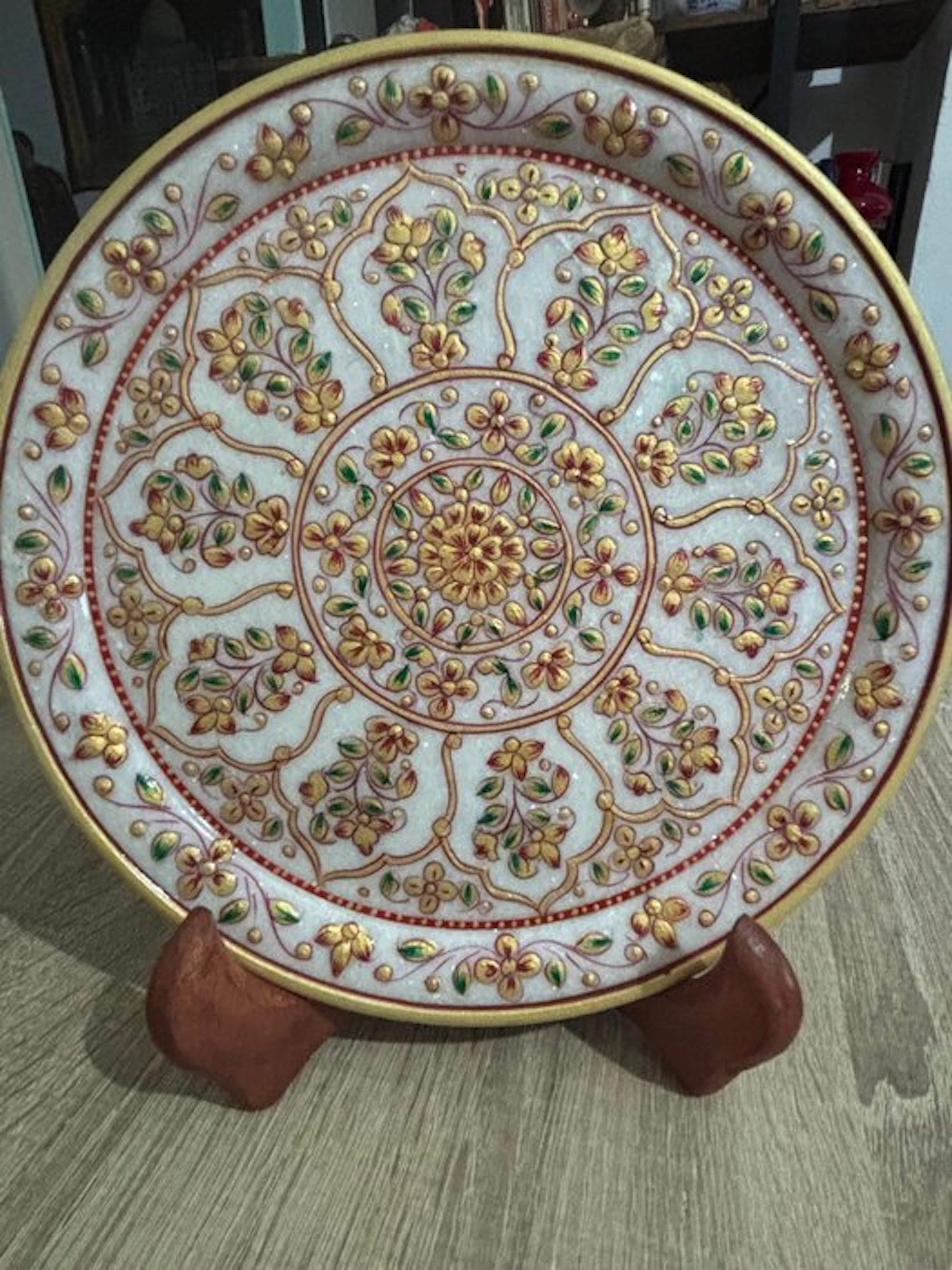 Plate (2) - Makrana - Marble with old