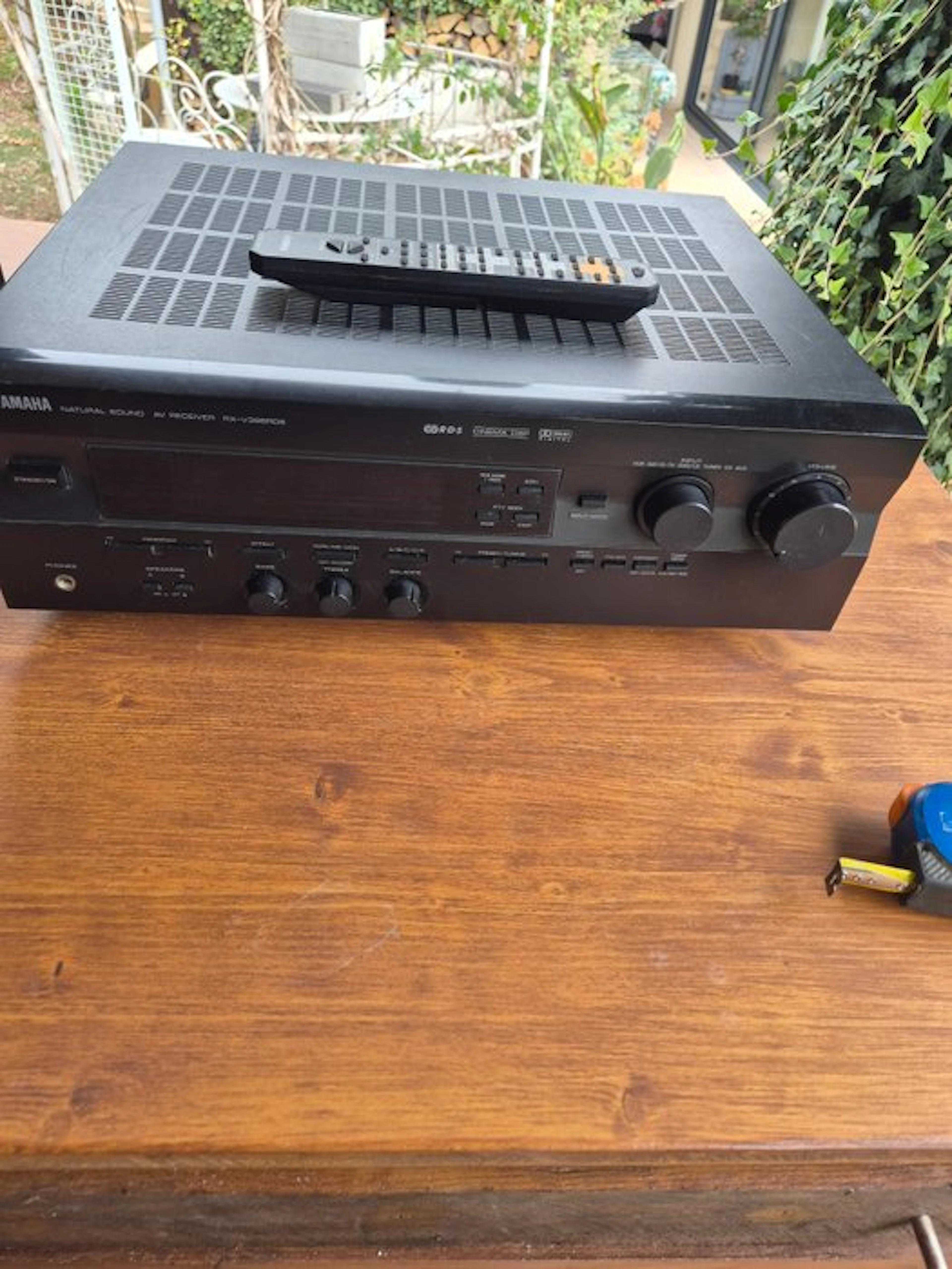 Yamaha - RX-V396RDS 5.1-Channel A/V Surround Sound Solid...