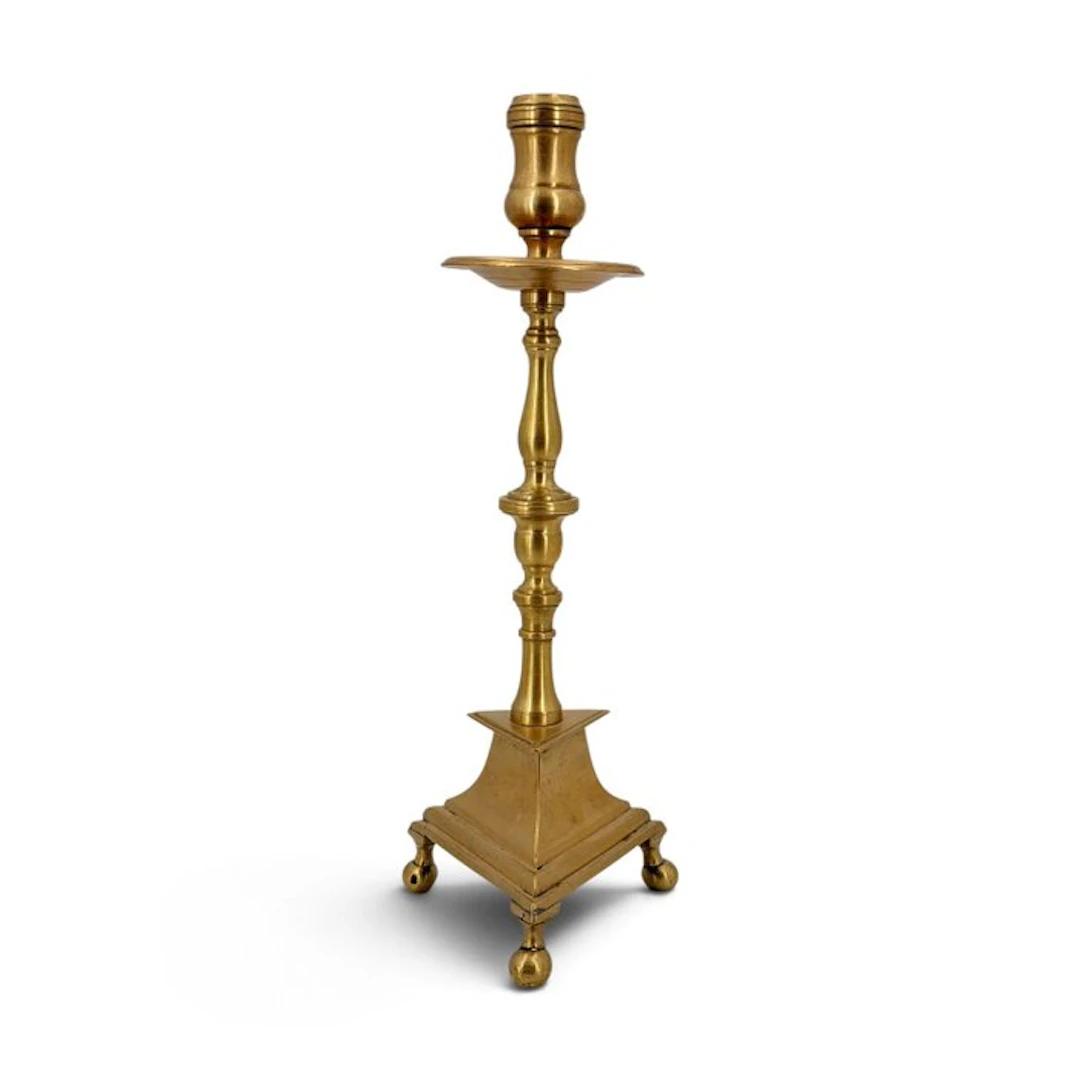 Candelabrum Gilded in ormolu - Gilt bronze - Triangular base