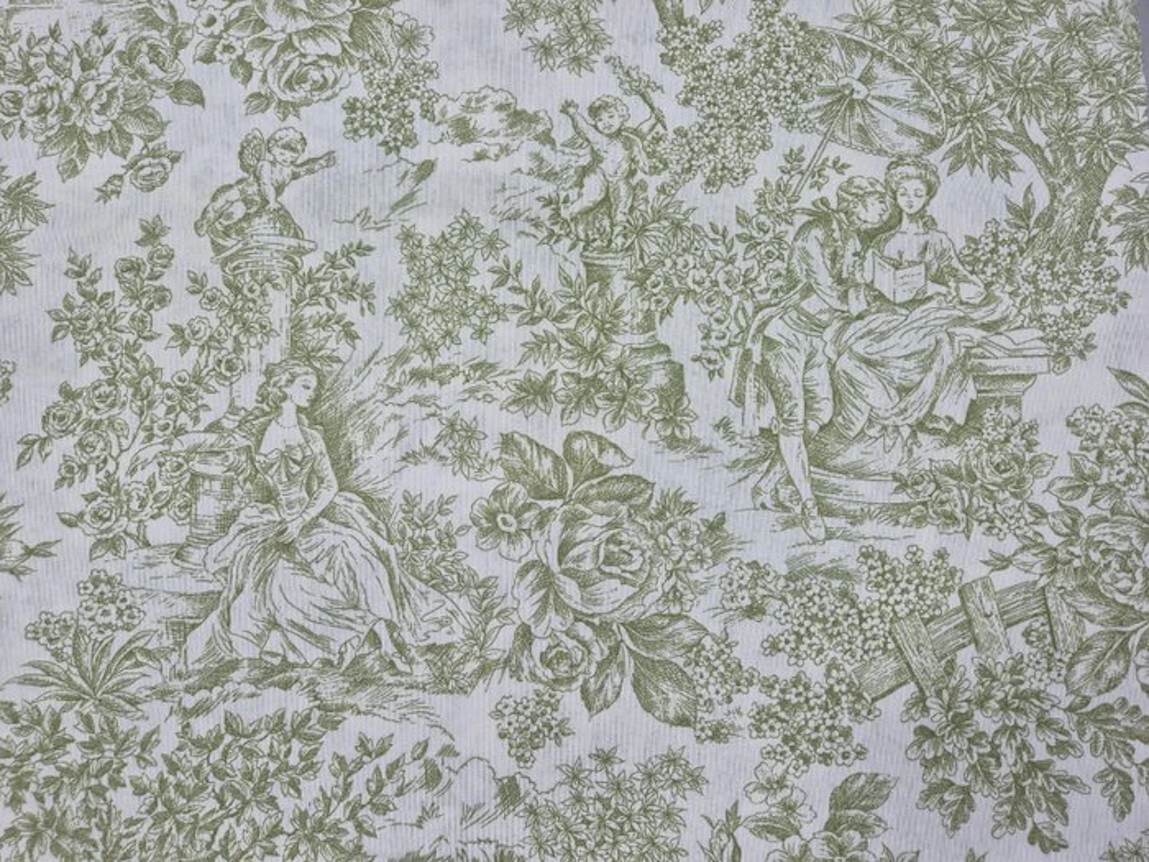 Upholstery fabric - 5 m - 1.4 m - Toile de Jouy