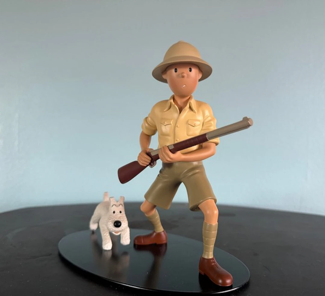 Statuette Leblon Delienne - Tintin explorateur - Tintin...