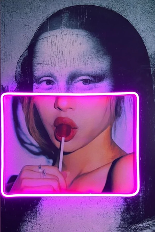 LEDMansion - Gioconda Lollipop V.F. Led Wall Art