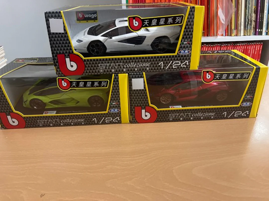 Bburago 1:24 - Model car (3) - Lamborghini Terzo...