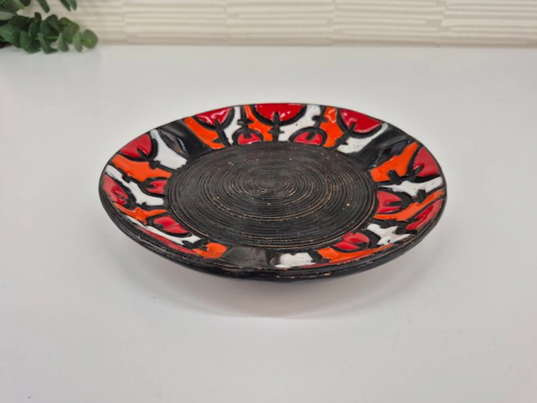 Bitossi - Aldo Londi - Platter - V.D. 33 Italy - Ceramic - Ashtray, Catch-all