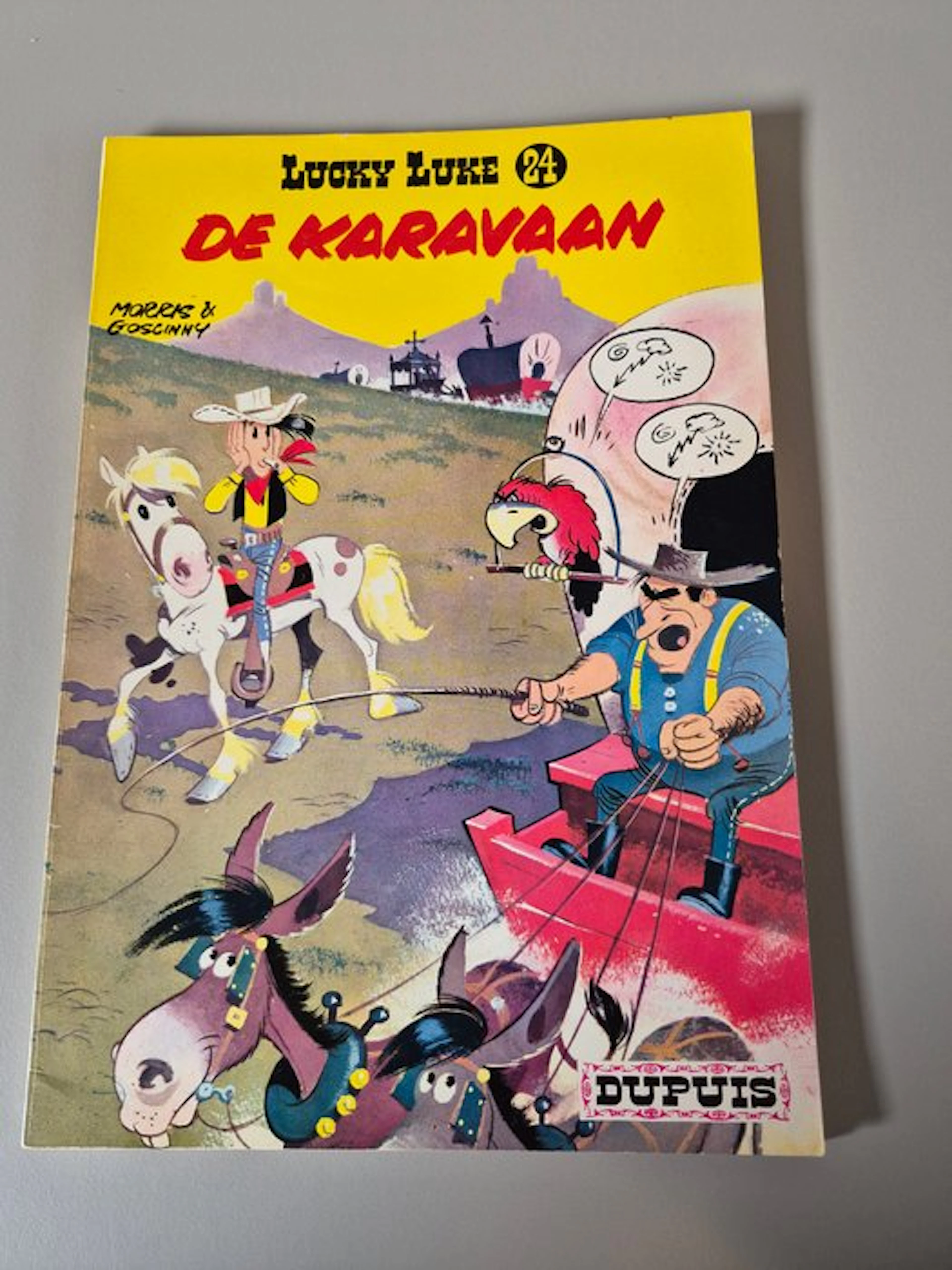Lucky Luke 24 - De Karavaan - 1 Album - First edition - 1964
