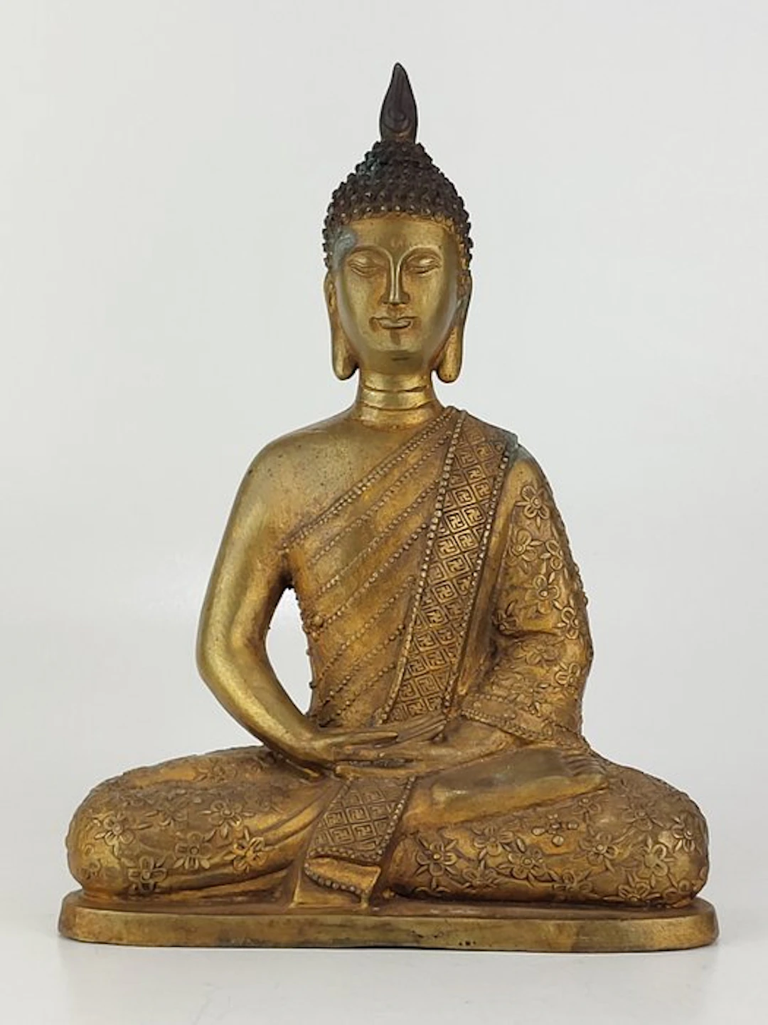 Sino-Tibetan Style buddha - Gilt brass - China (No reserve price)