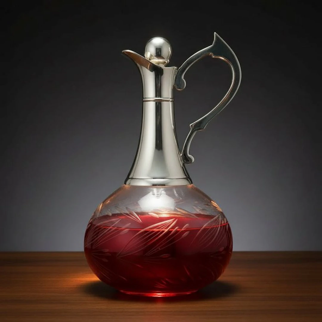 Royal Court - Sheffield - Decanter in vetro soffiato...