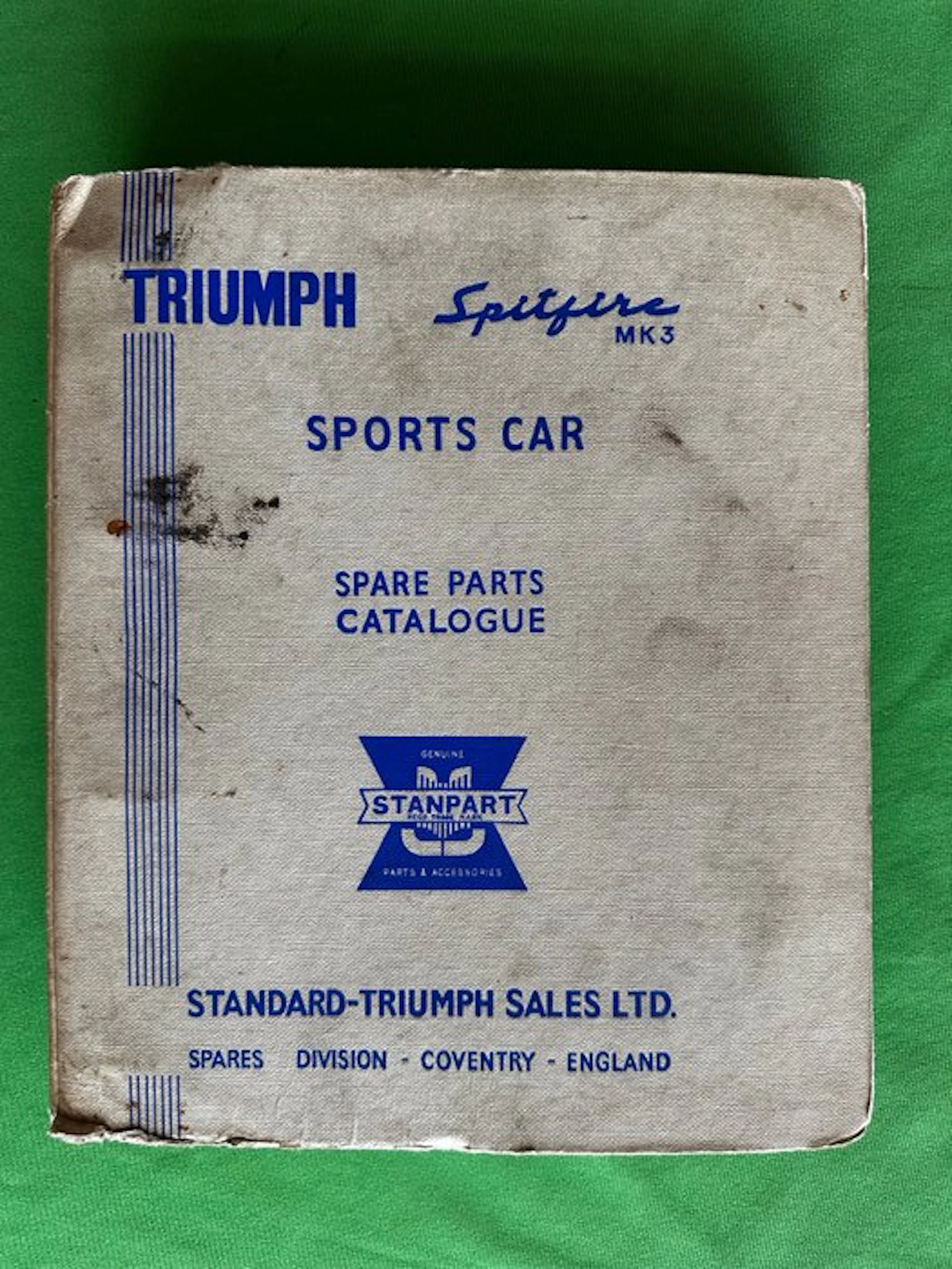 Manual - Triumph - Spitfire MK3 Spare Parts Catalogue