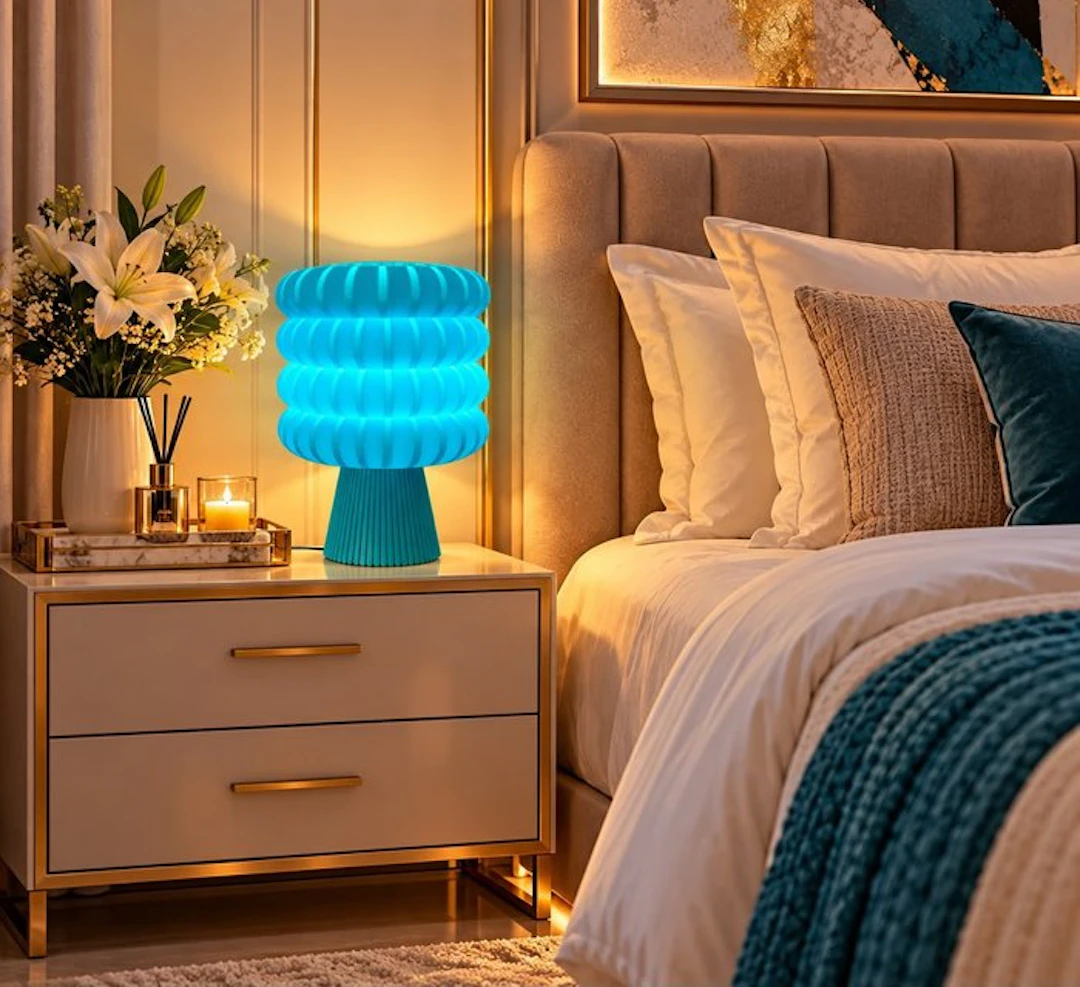 TiWo Design - Table lamp - Azzurra desk lamp - Biopolymer...