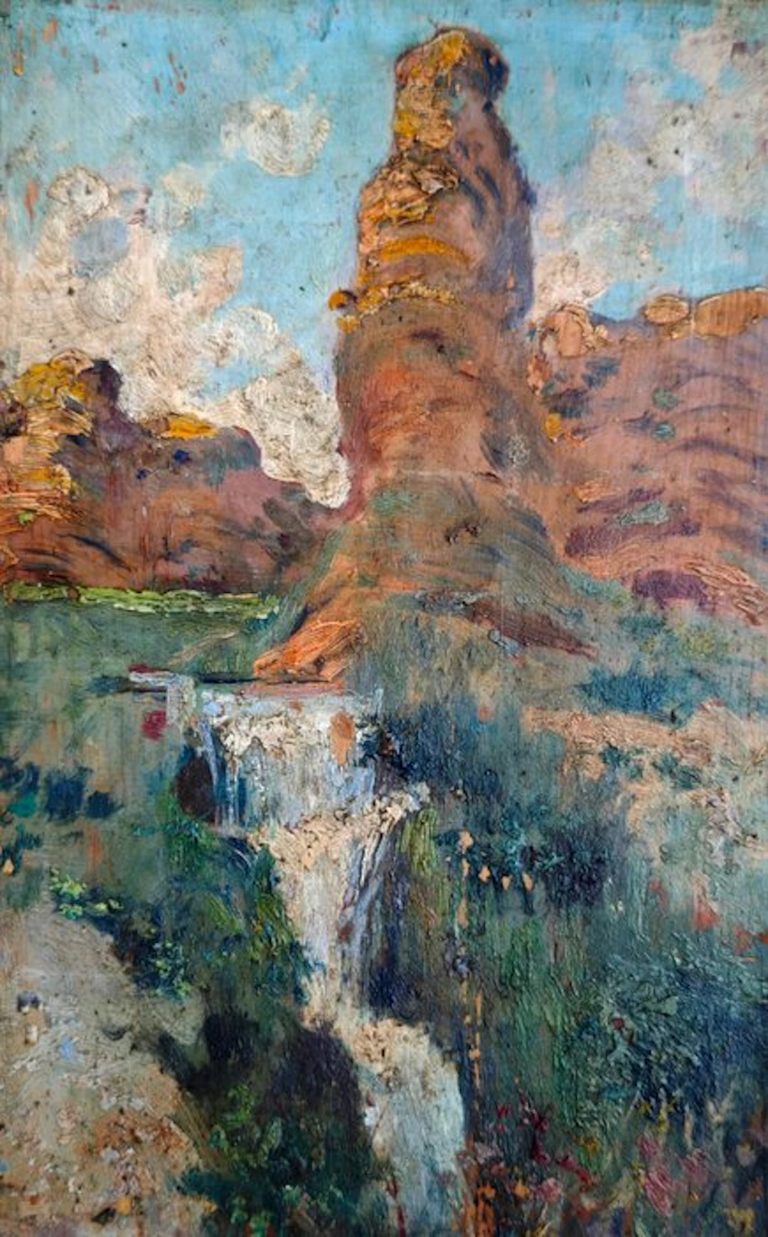 Joaquim Mir i Trinxet (1873-1940), Circle of - La Montagne aux mille couleurs