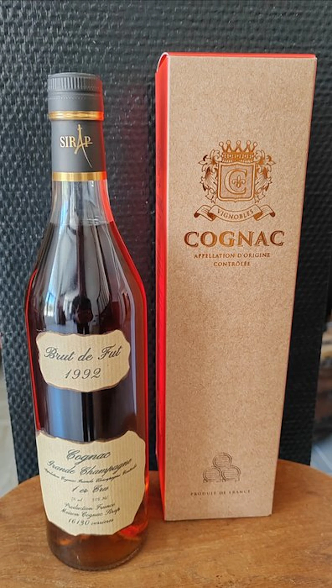 Cognac Sirap 1992 - Brut de Fût - b. 2026 - 700ml
