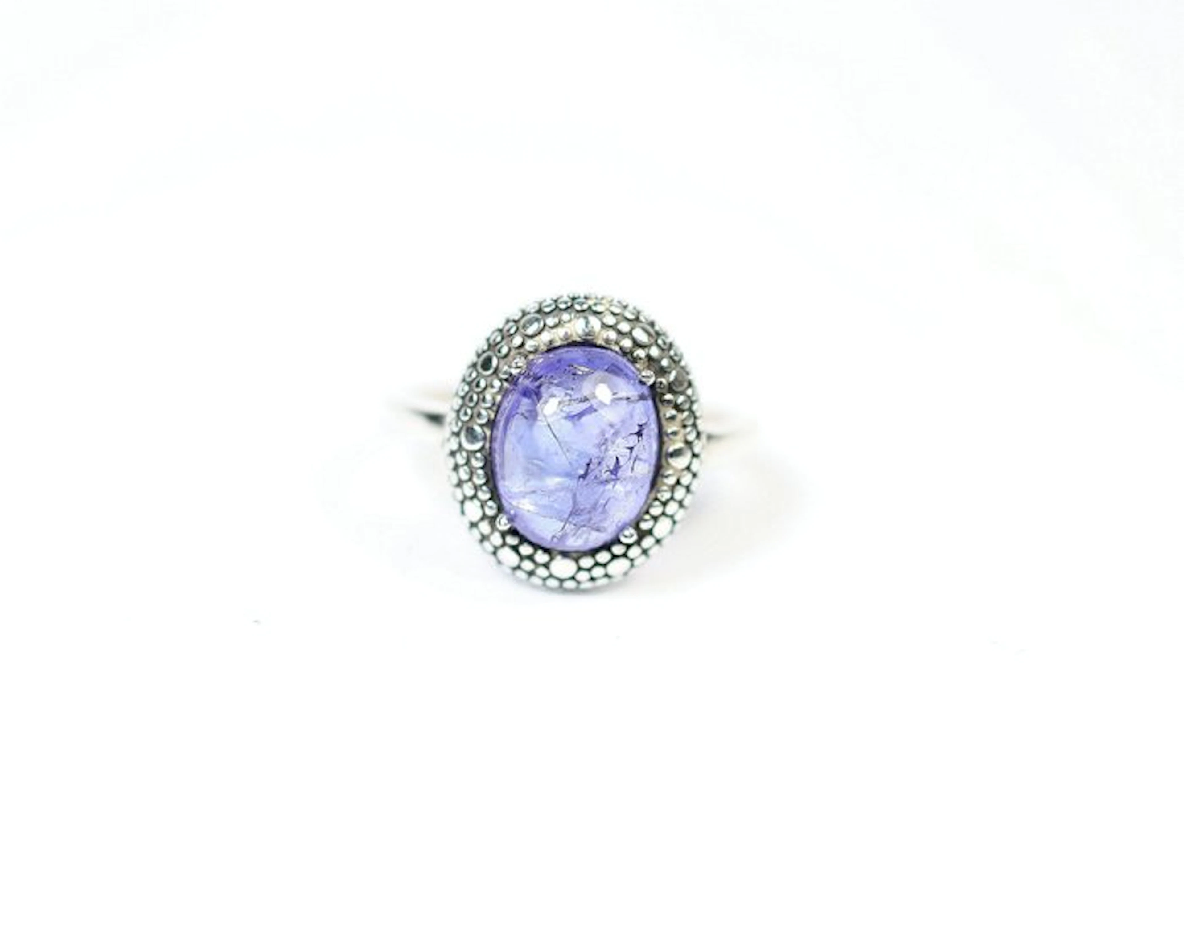 Tanzanite Ring / Cabochon / new- 3.42 g - (1)