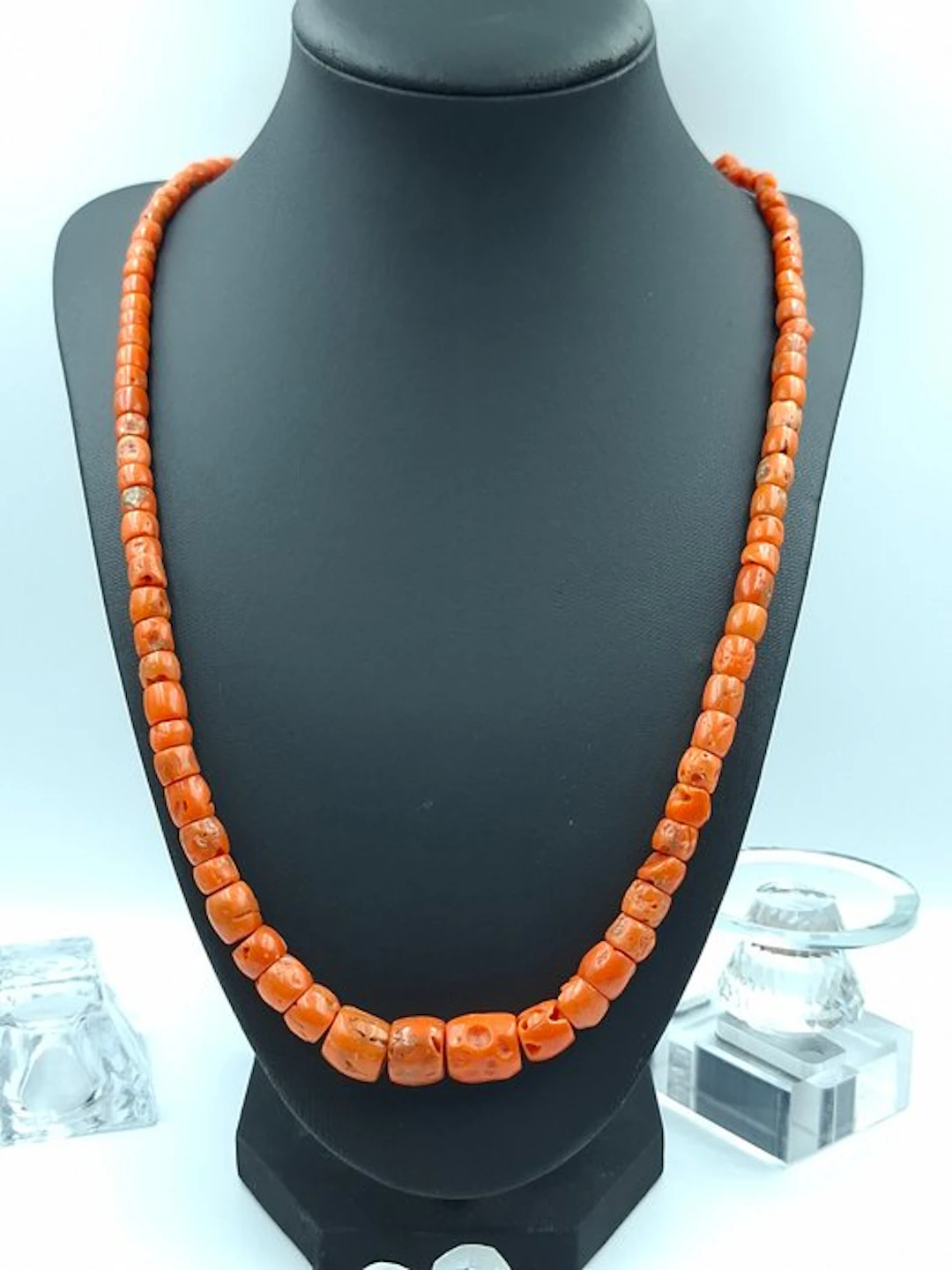 Coral - Gold-plated - Necklace - Vittoriano Style