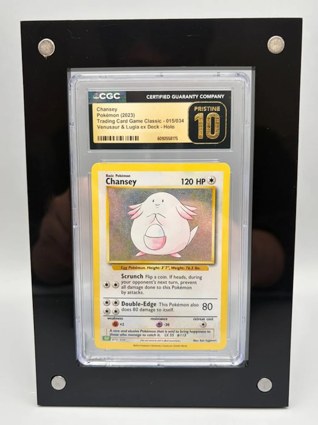 Pokémon Graded card - Chansey Holo - CGC Pristine 10 - Sword & Shield
