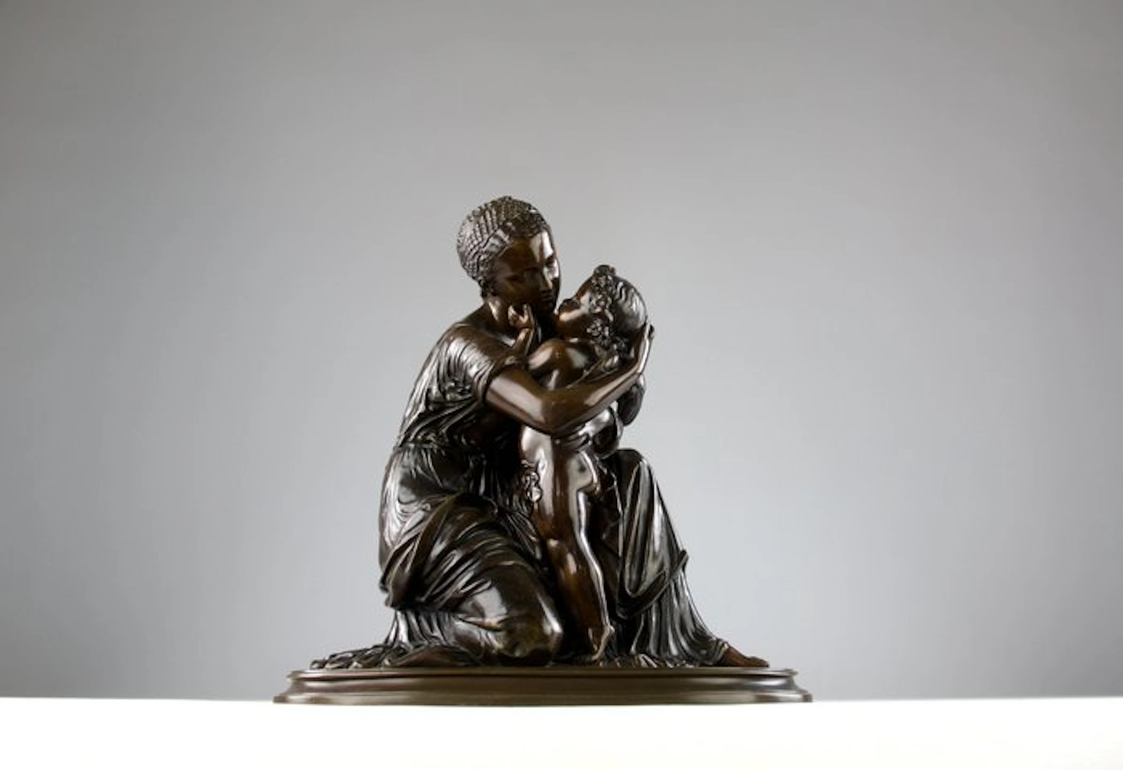 Moreau - Sculpture, Allegory of Love - 25 cm - Patinated bronze