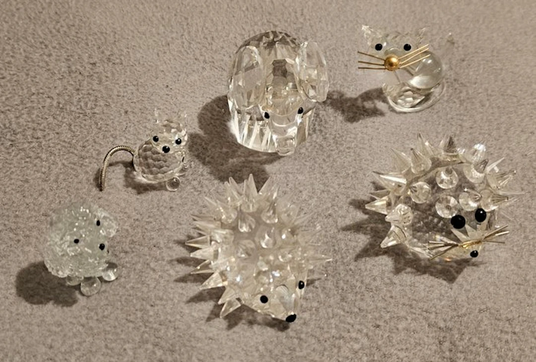 Swarovski - Figurine - Diverse swarovski dieren (6) - Crystal