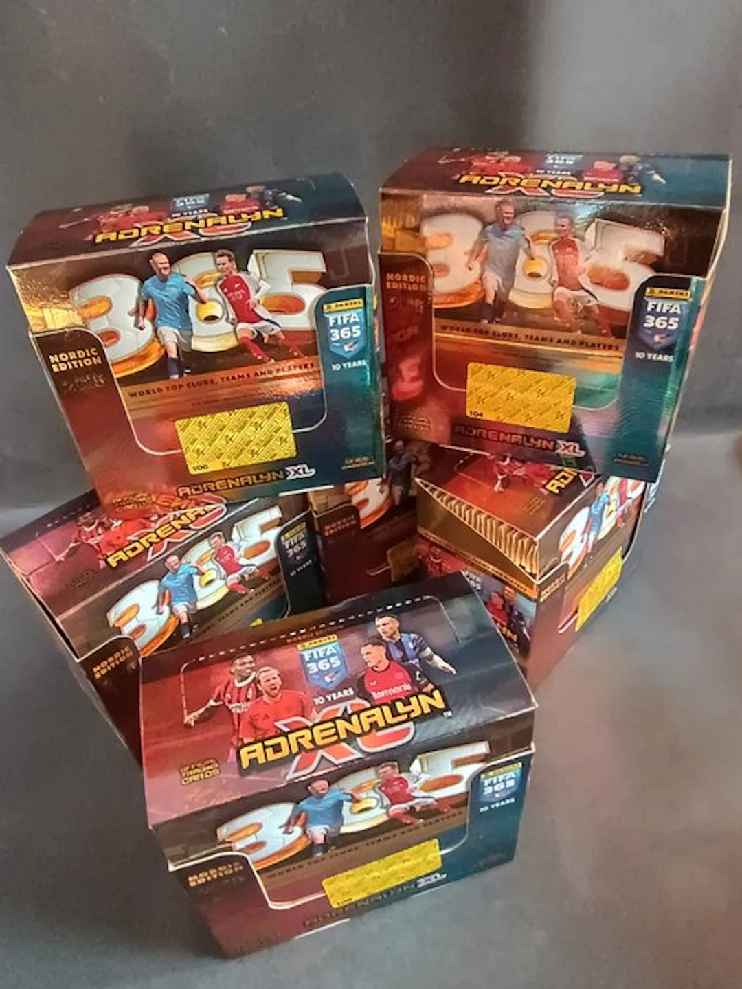 2025 Panini Panini FIFA 365 Adrenalyn XL 2025 Nordic Edition – 6 Box