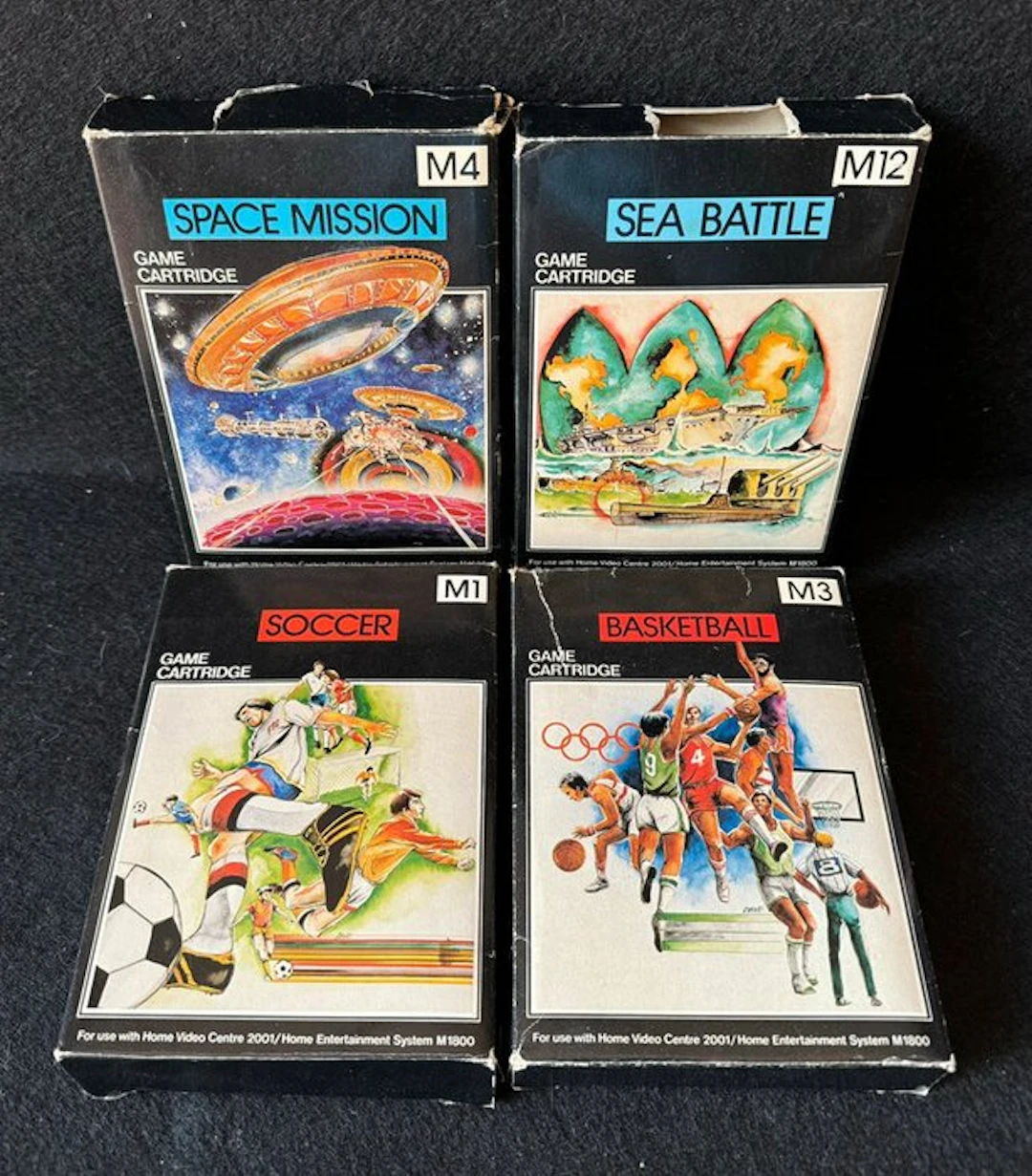 Ormatu - x4 Intervision Home Video Centre Cartridge...