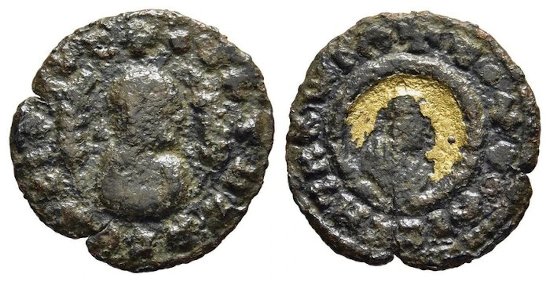 Axum. Ouazebas, c. AD 375-410. Æ (No reserve price)