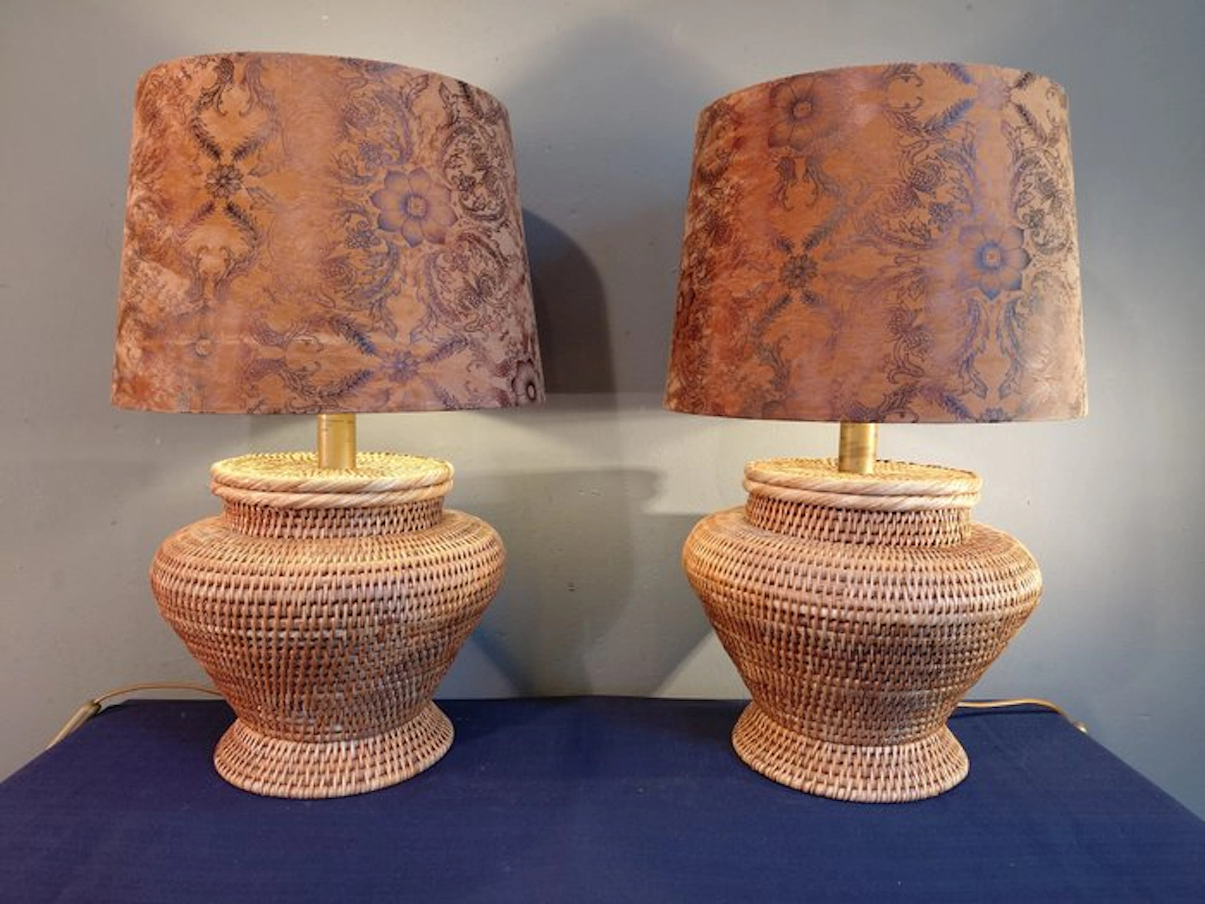 Table lamp - Rattan - Two XL Birma table lamps