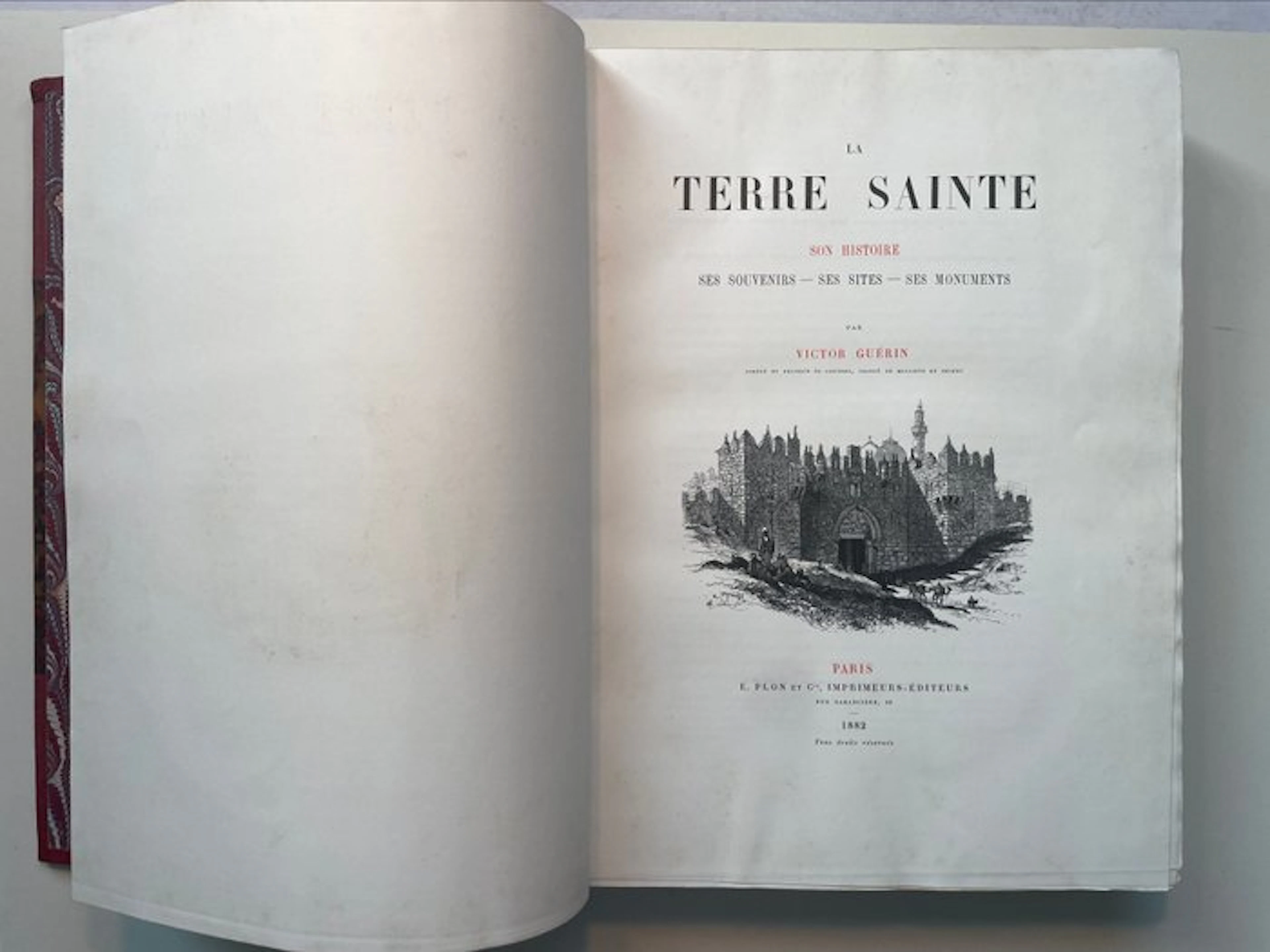 Victor Guérin - La Terre Sainte - 1882-1882