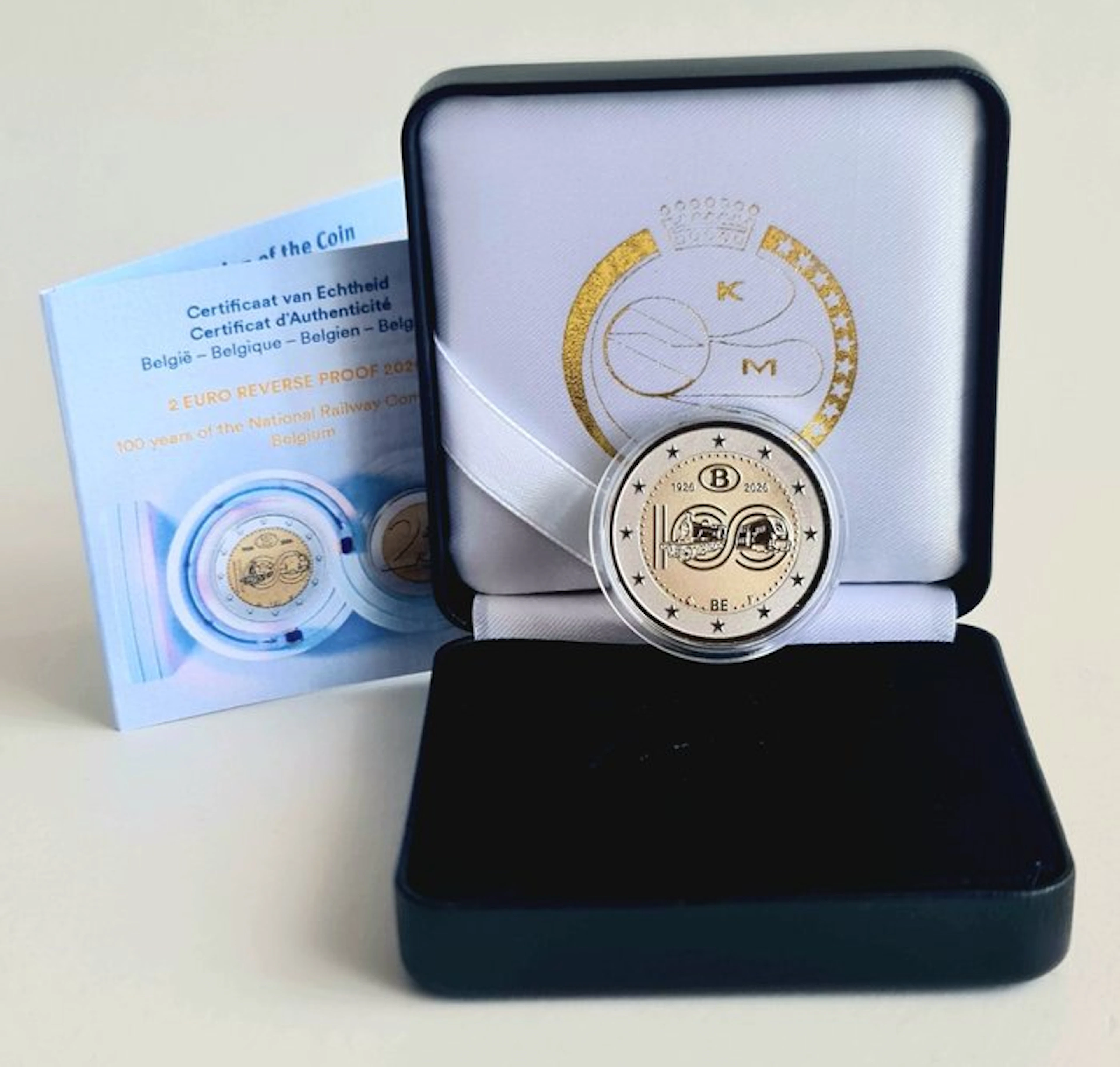 Belgium. 2 Euro 2026 "SNCB - NMBS" Reverse Proof (No reserve price)