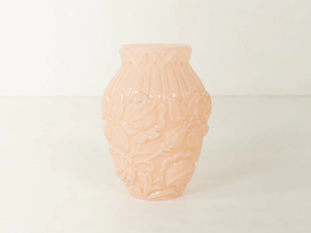 Baluster vase - press-molded glass - 1920's Art Déco Vase