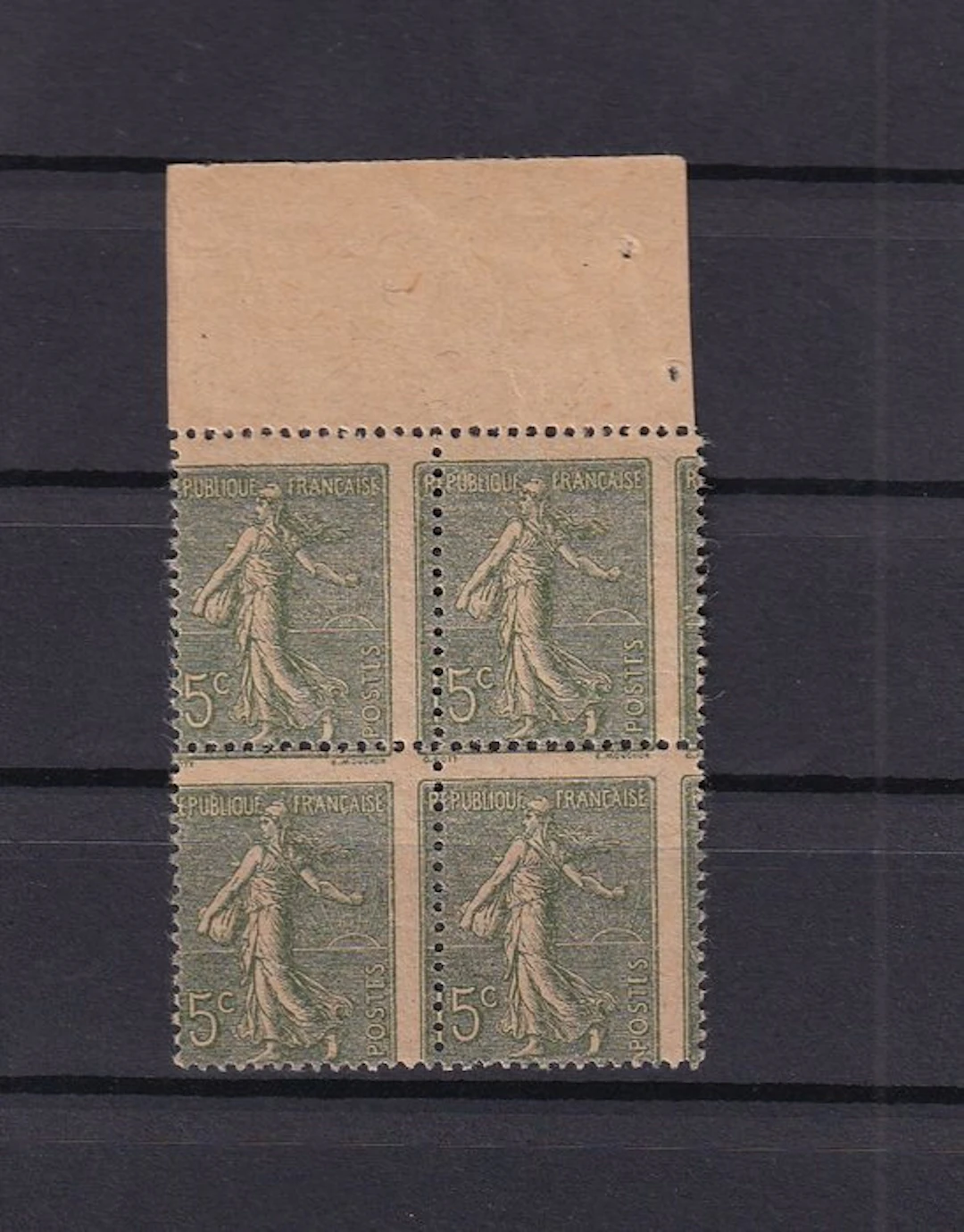 France 1907 - 5c instead of 15c