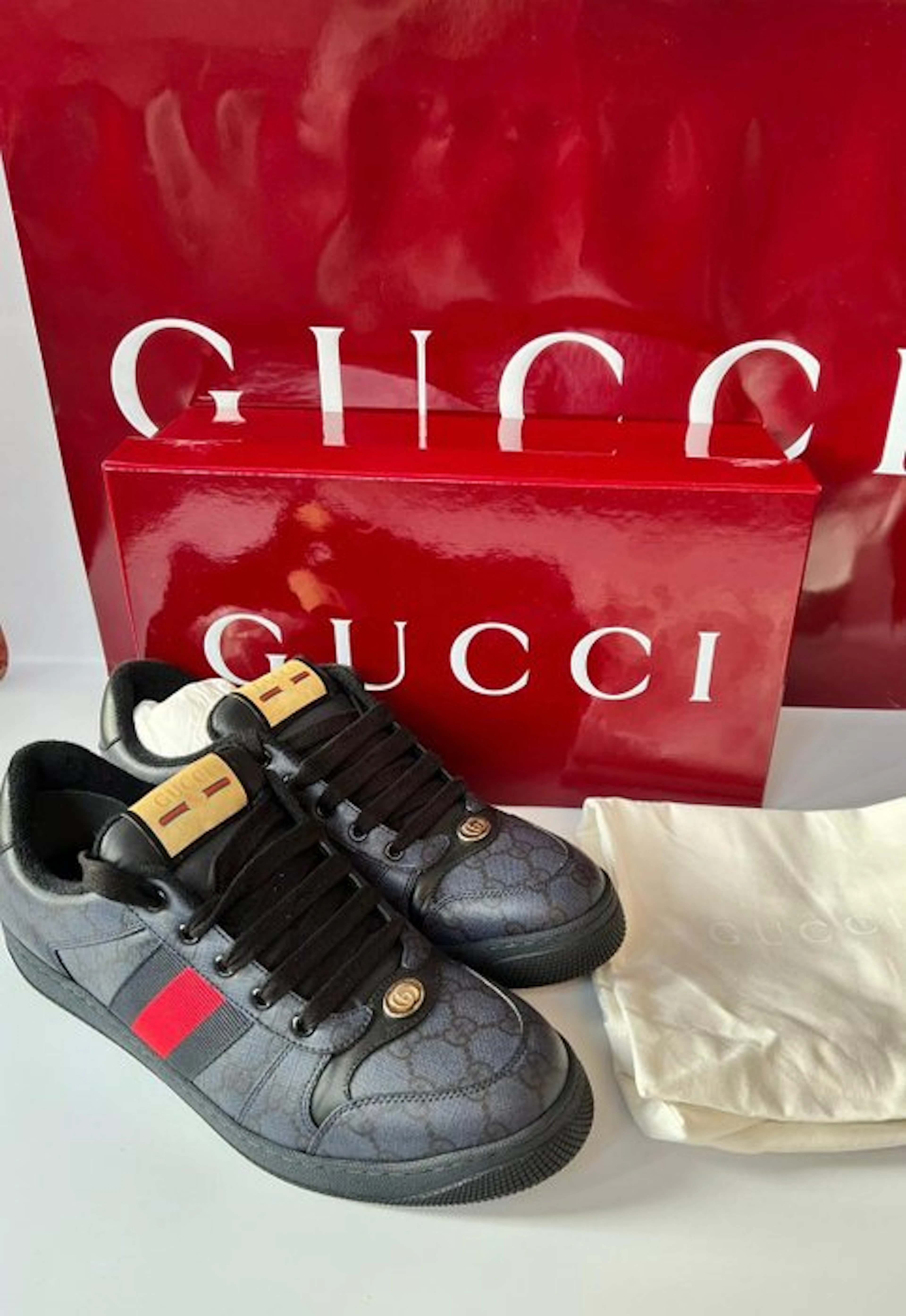 Gucci - Monogramma - Sneakers - Size: EU 44 - New with tags