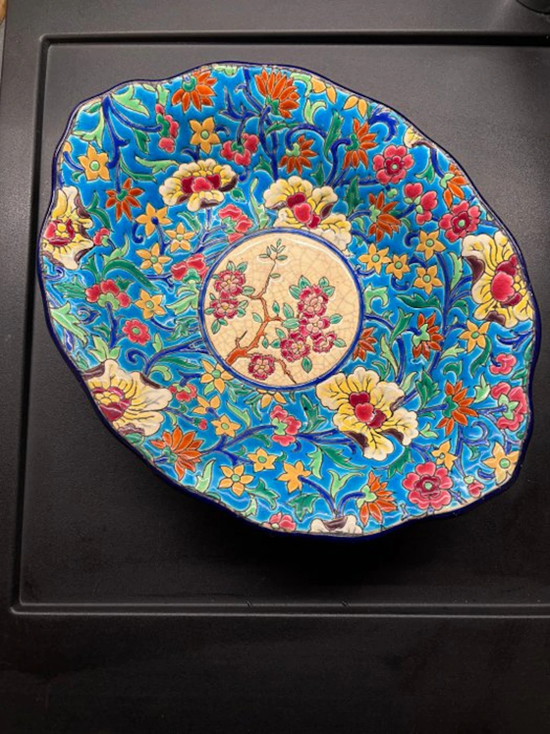 Emaux de Longwy - Dish - Faience